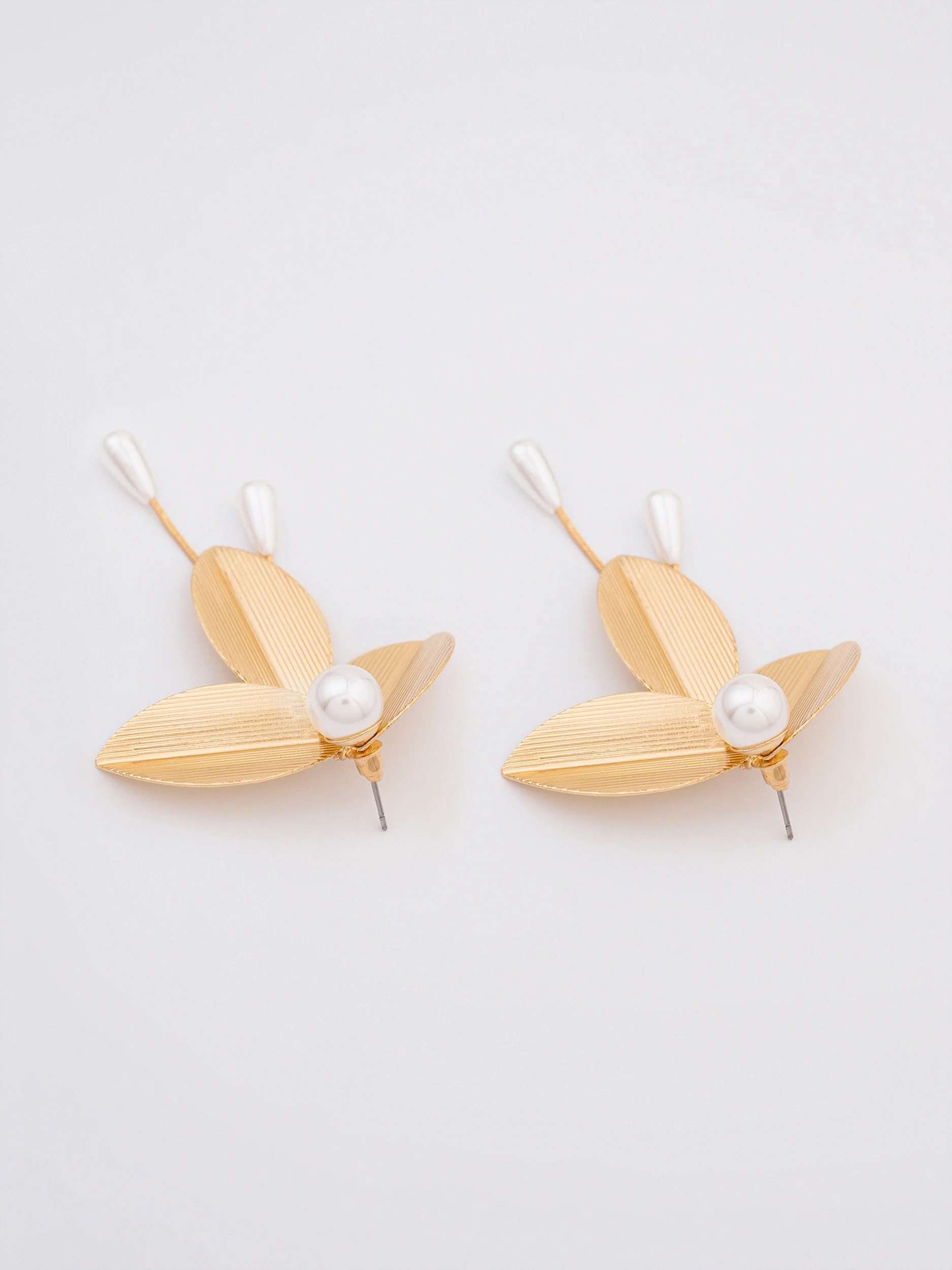 Pearls Drop Earrings - Image 2
