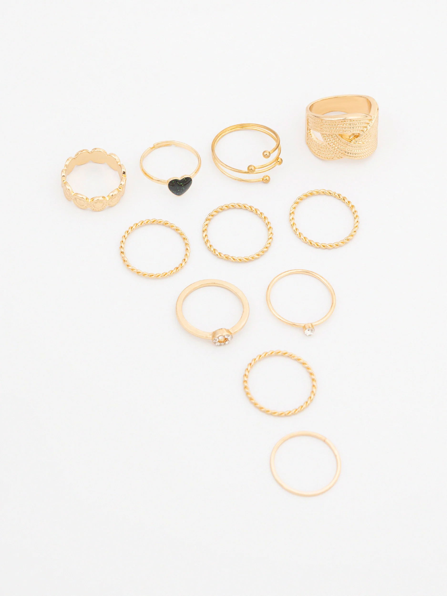 Scalloped Ring Set - Image 3