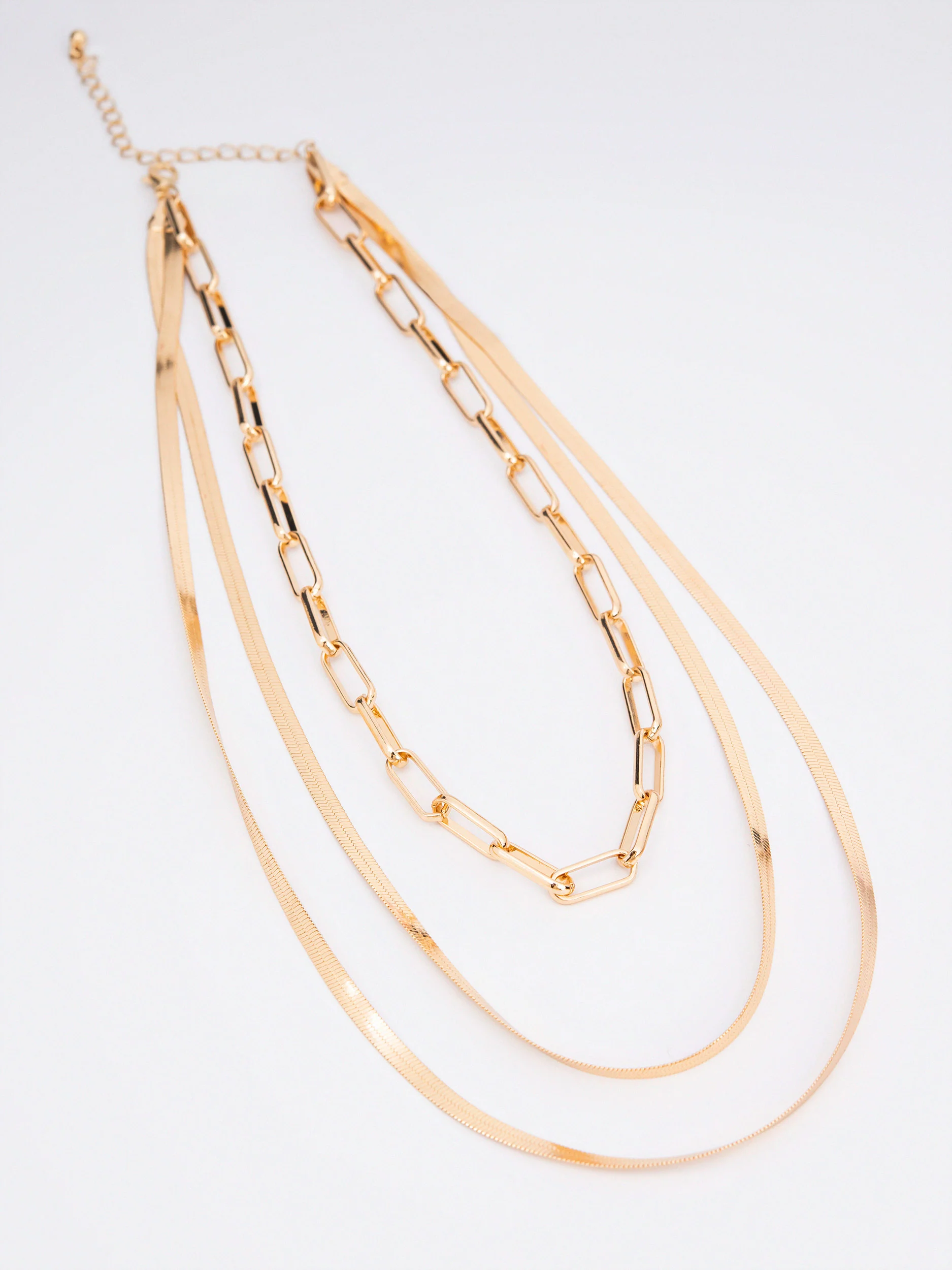Layered Chain Necklace - Image 2