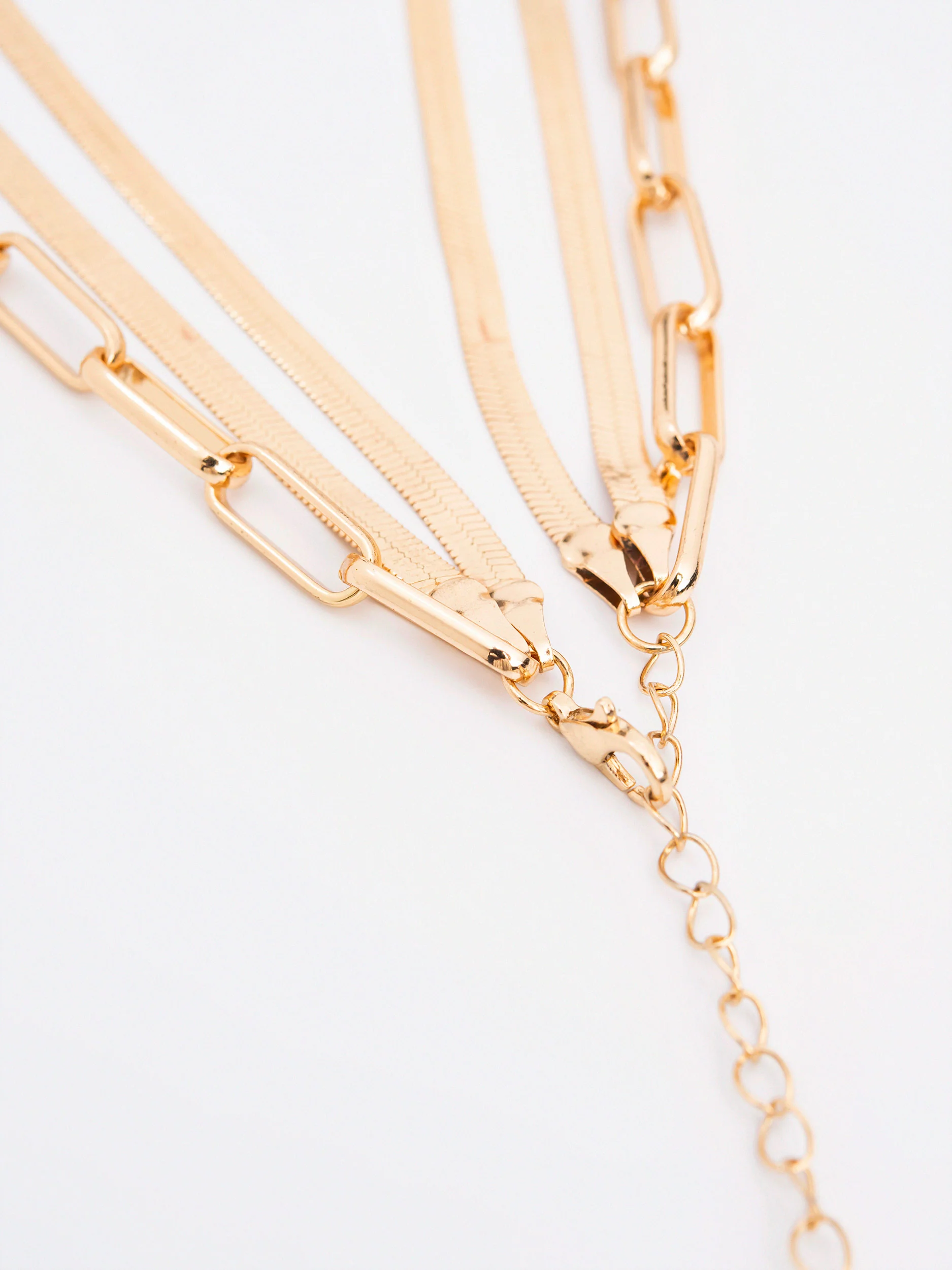 Layered Chain Necklace - Image 3