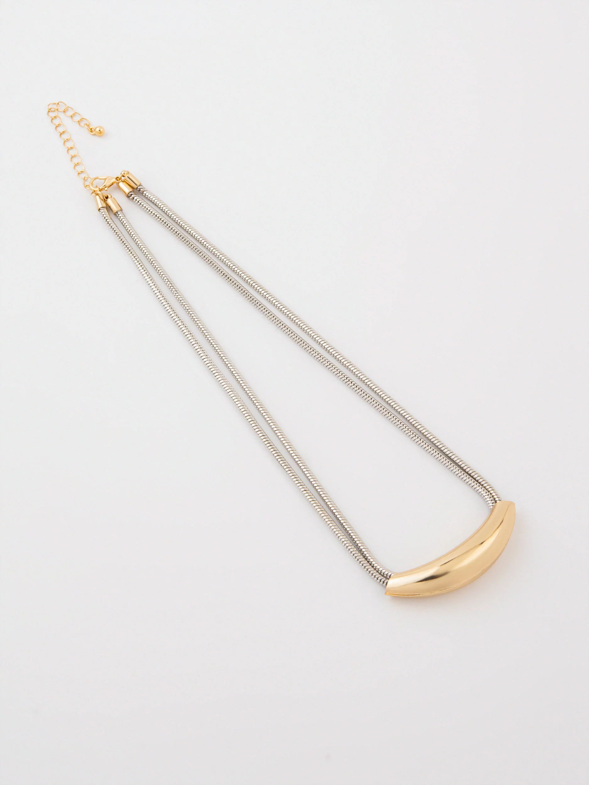 Curved Bar Necklace - Image 2