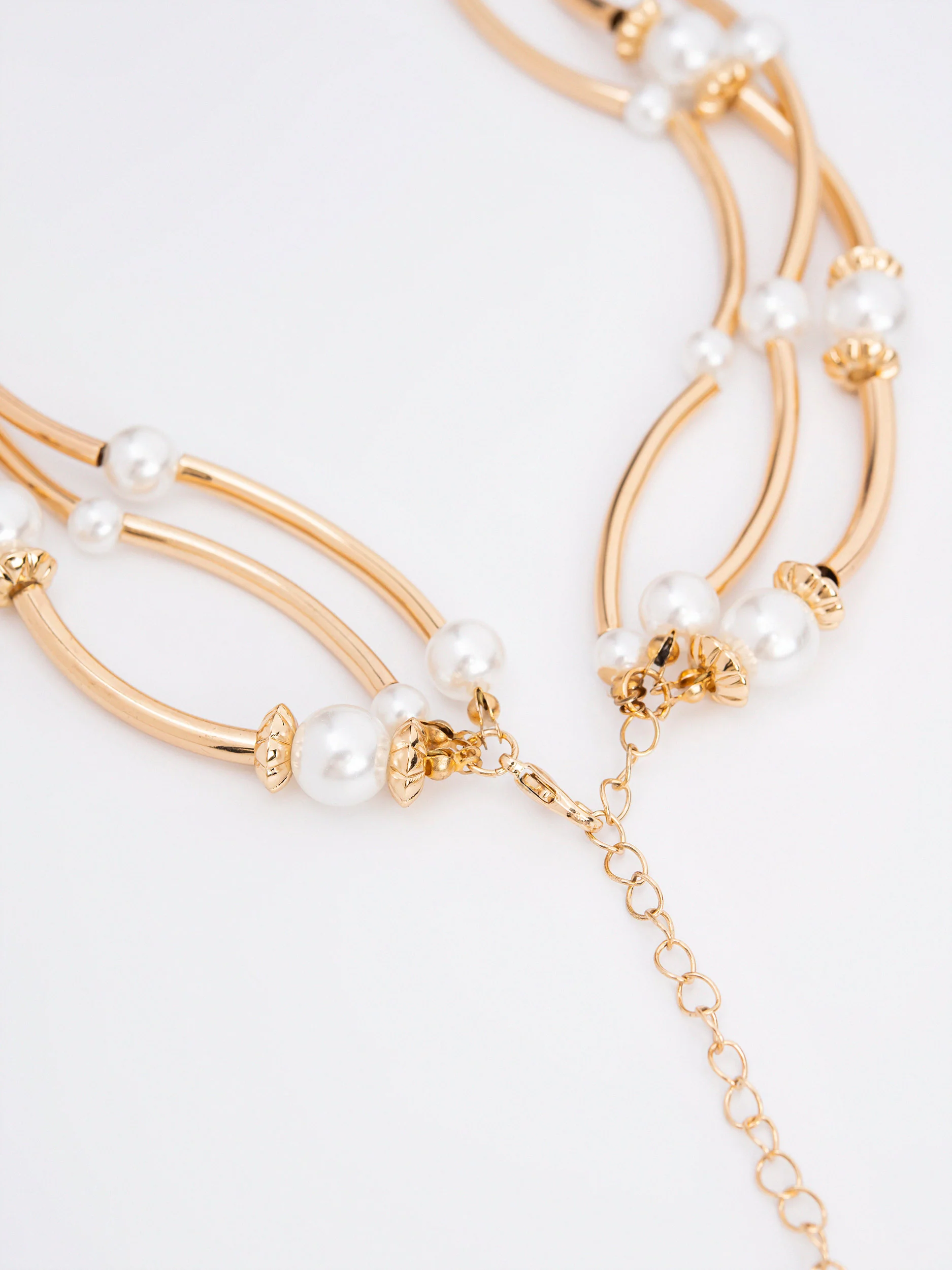 Pearl Tube Necklace - Image 3