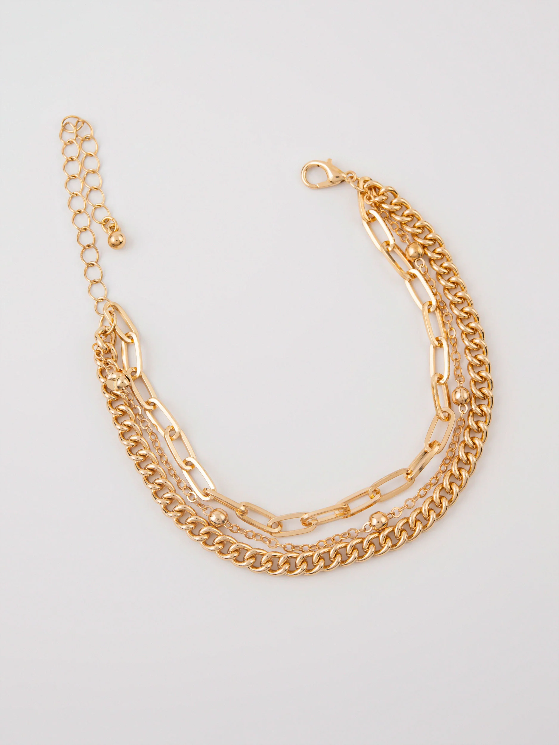 Layered Chain Anklet - Image 2