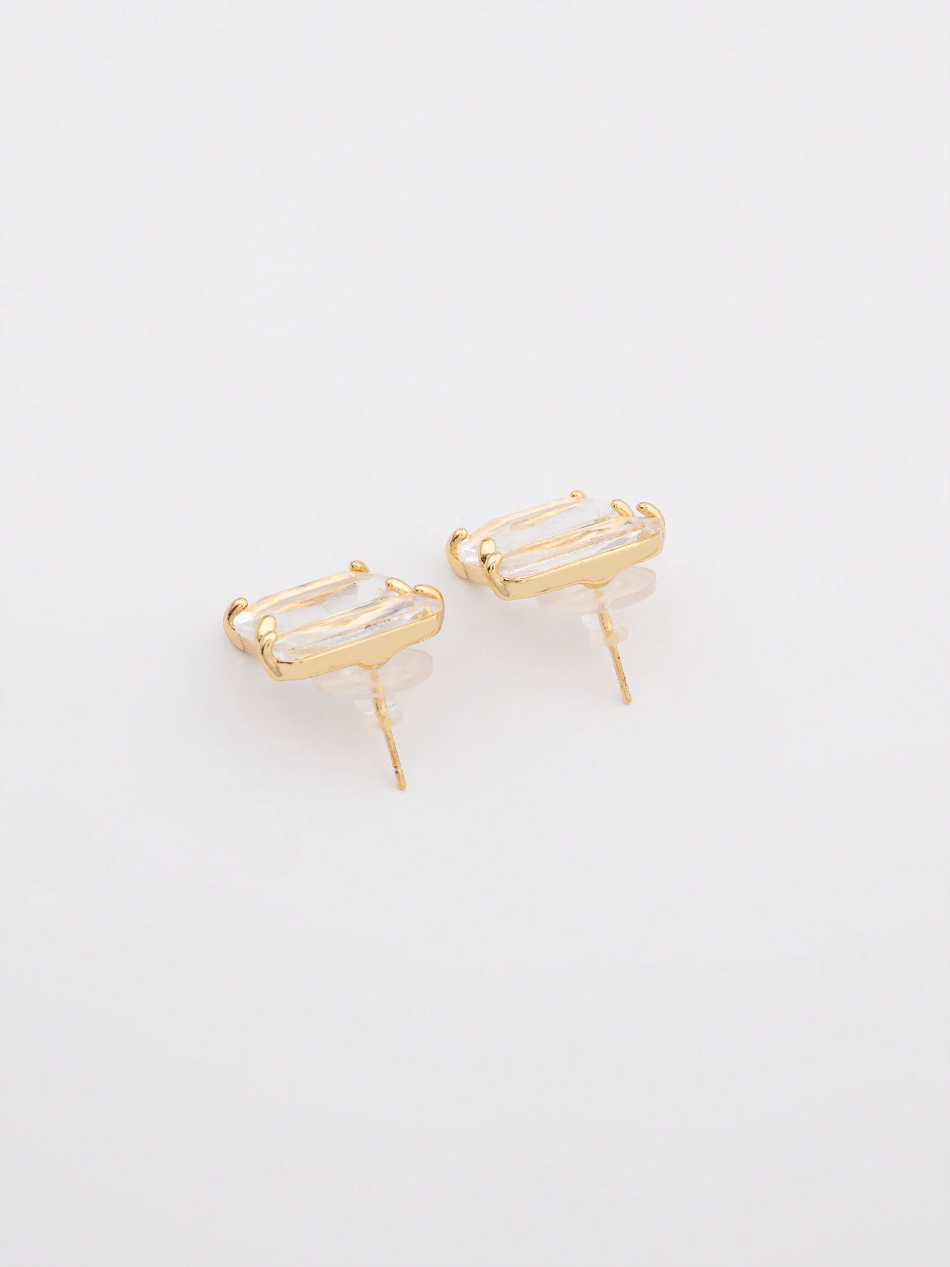 Stone Stud Earrings - Image 2