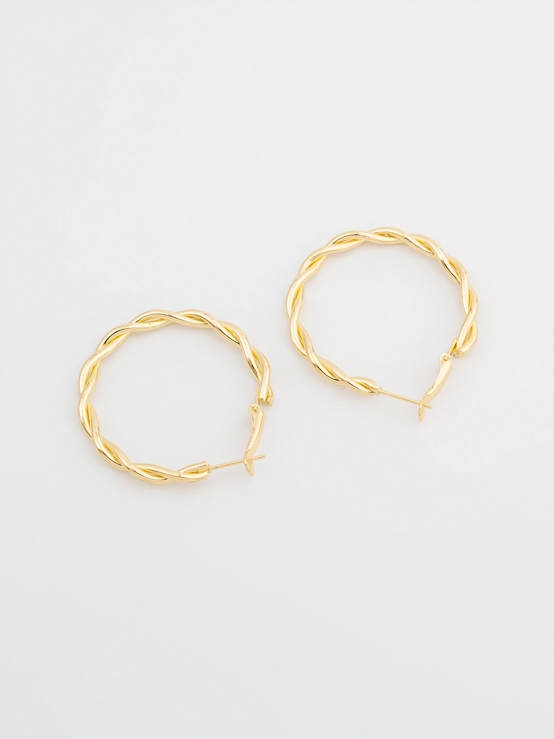 Twisted Rope Earrings - Image 2