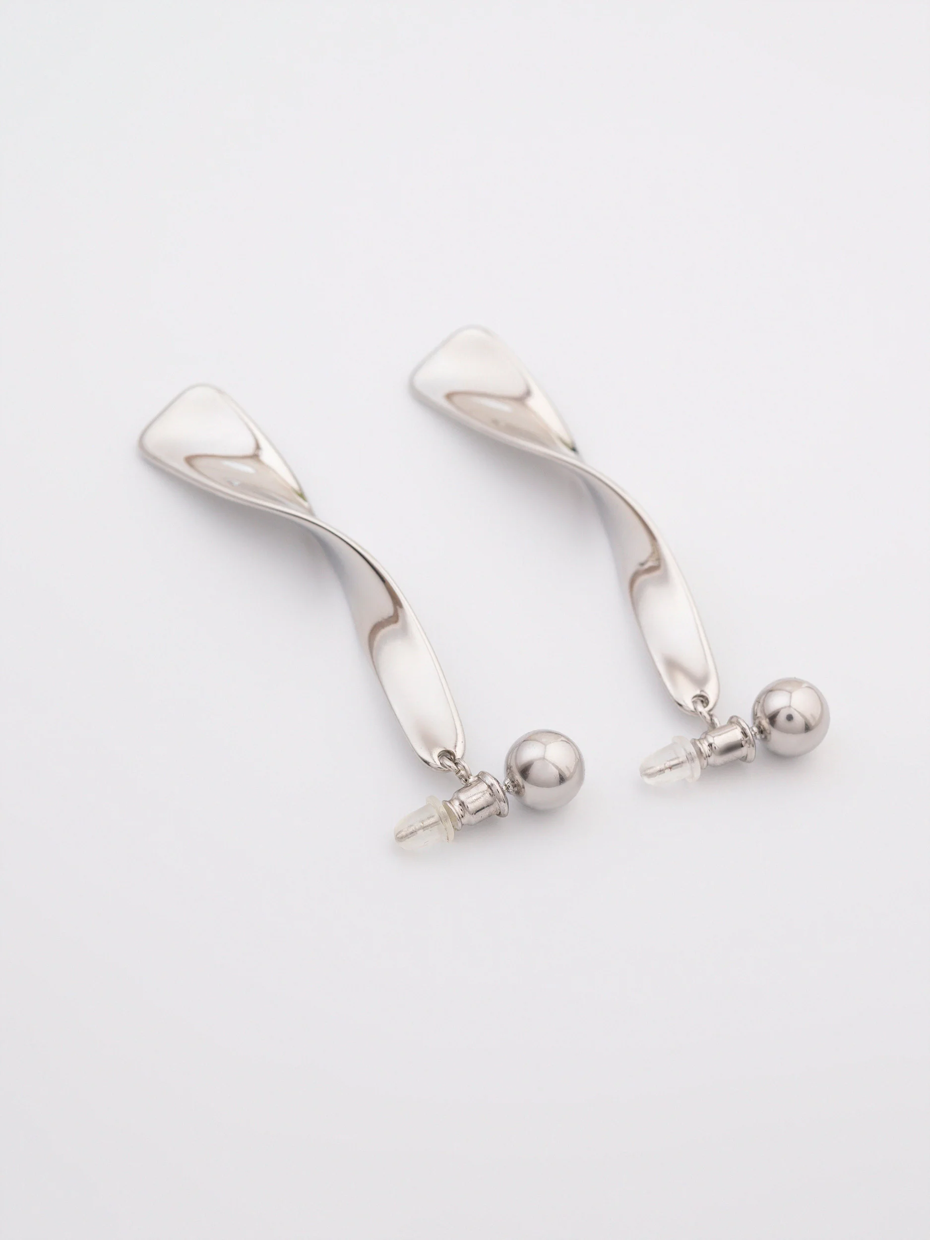Twist Dangle Earrings - Image 2