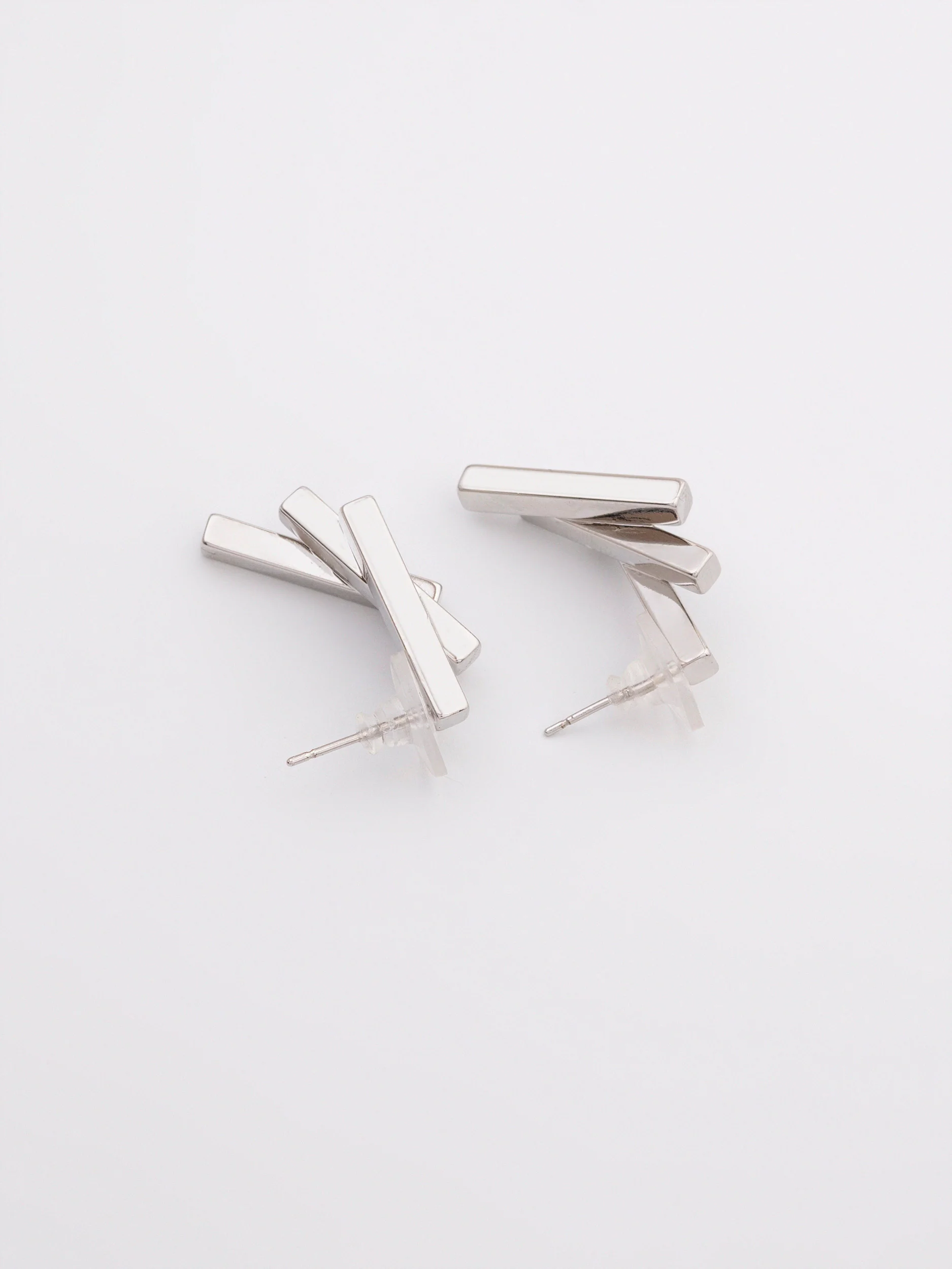 Bar Stud Earrings - Image 2