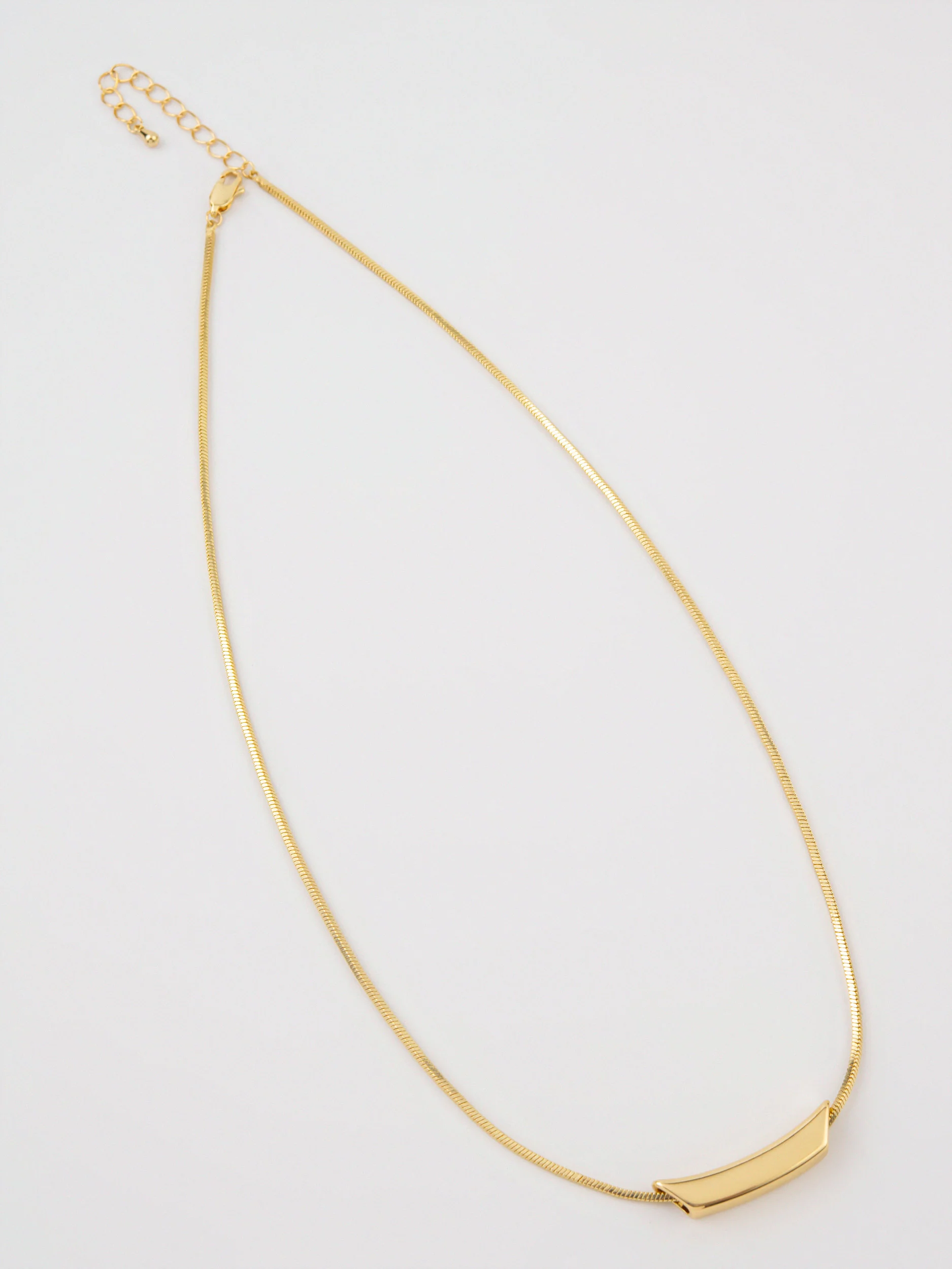 Curved Bar Necklace - Image 2