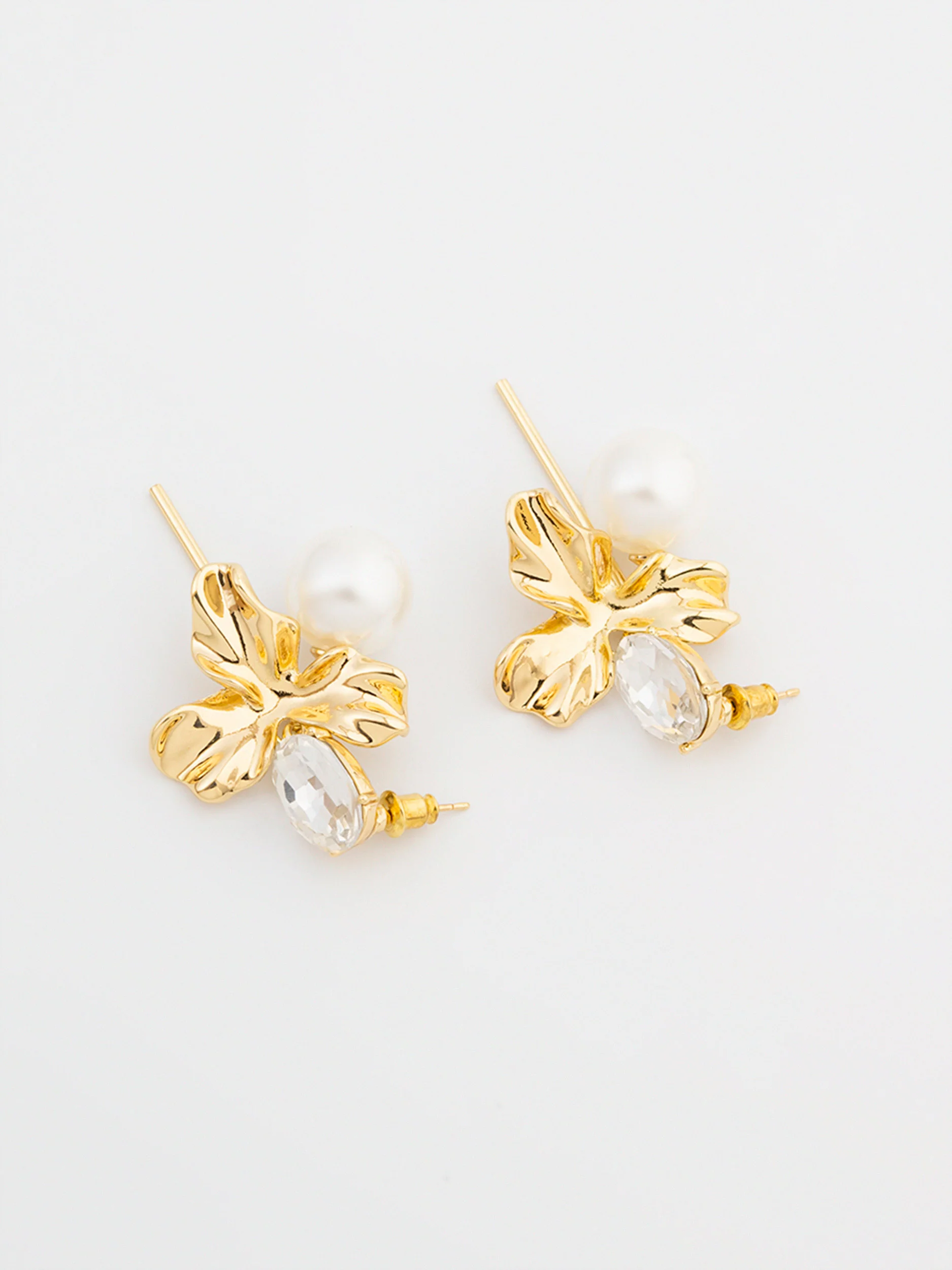 Pearl Drop Earrings - Image 2