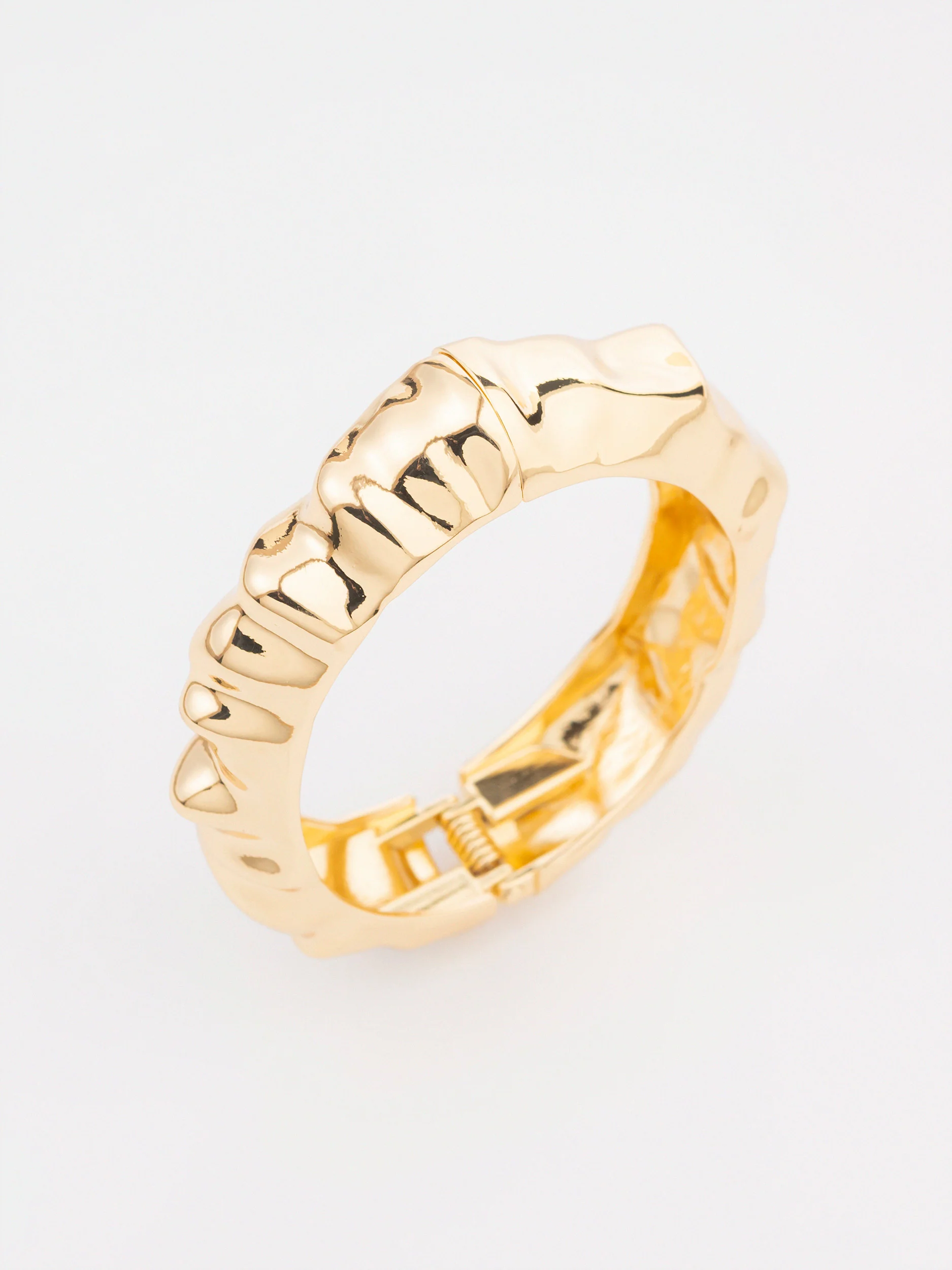 Hammered Cuff Bracelet - Image 2