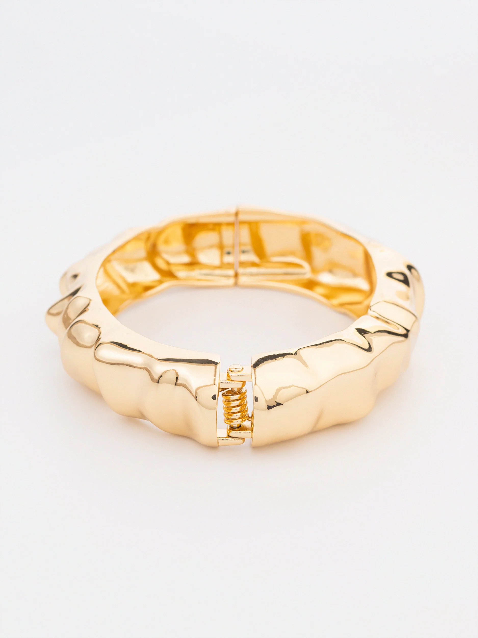 Hammered Cuff Bracelet - Image 4