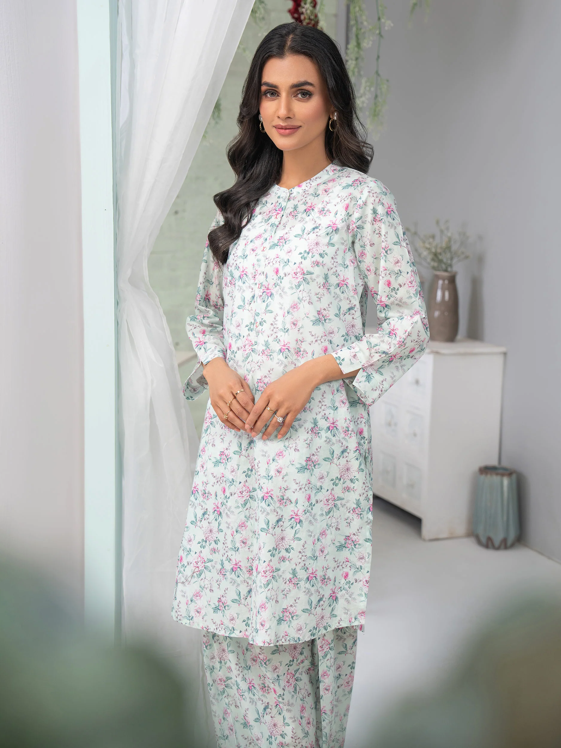 Lawn Shirt-Printed (Pret) - Image 4