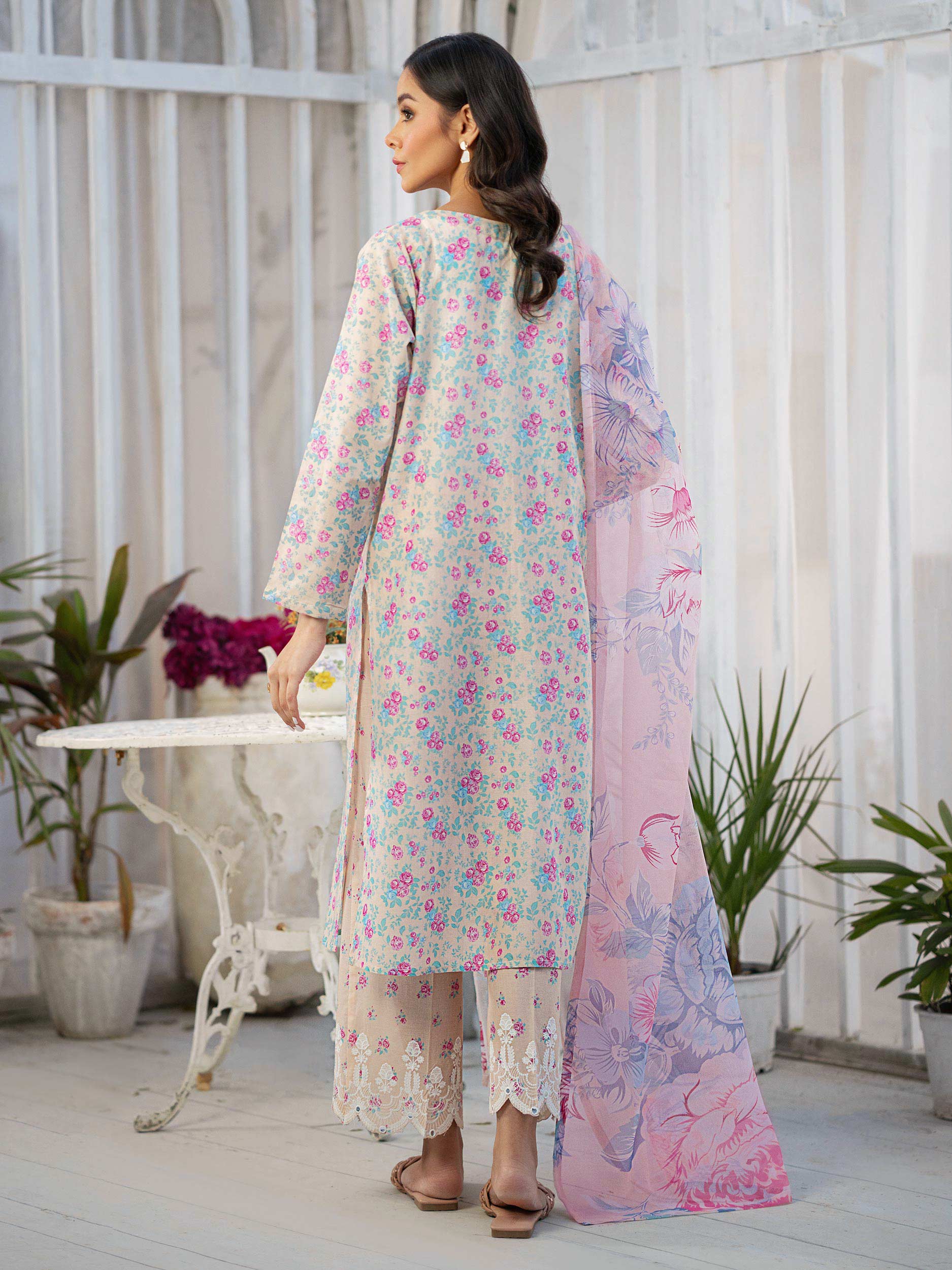 3 Piece Lawn Suit-Embroidered (Pret) - Image 3