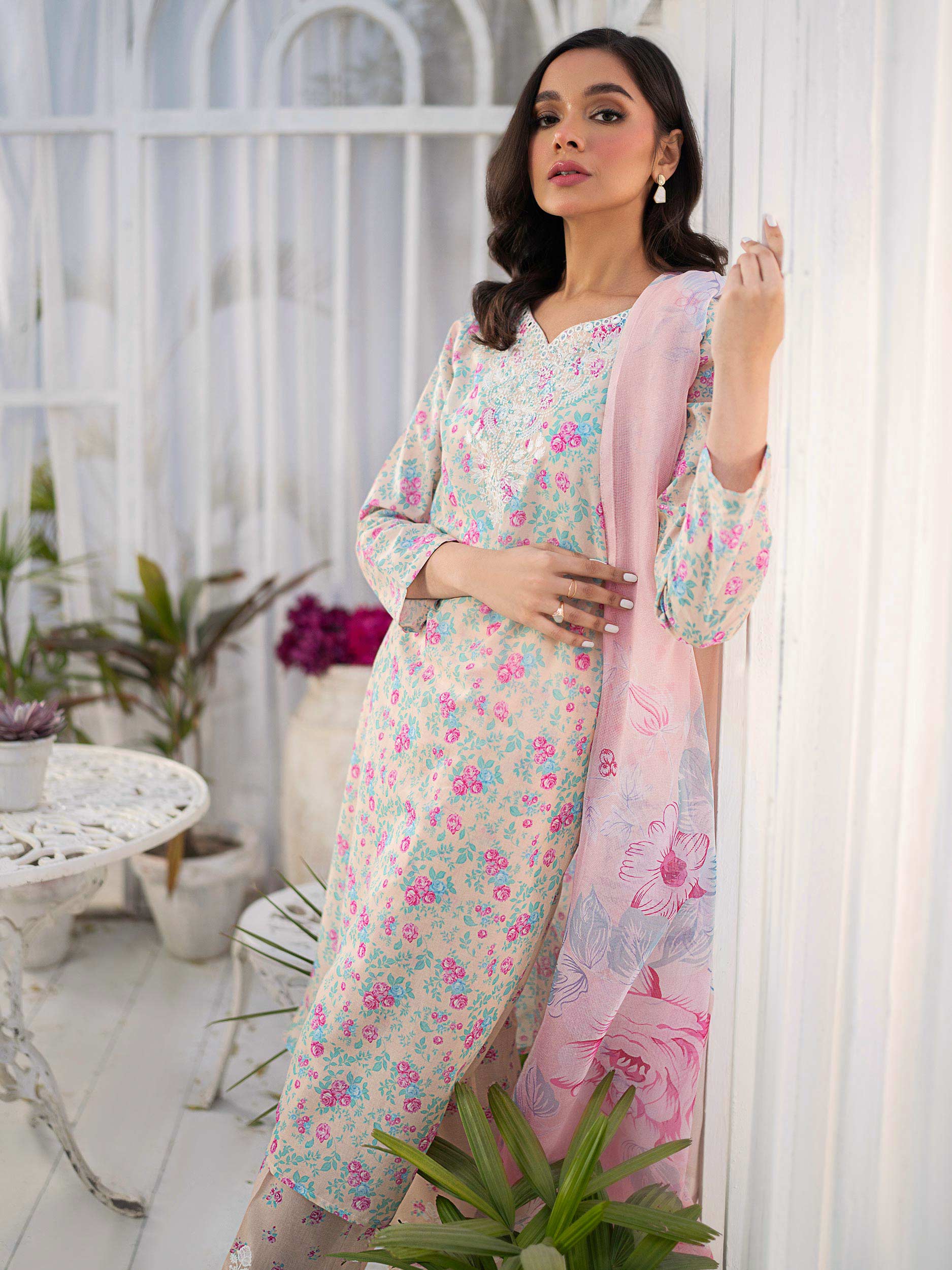 3 Piece Lawn Suit-Embroidered (Pret) - Image 5