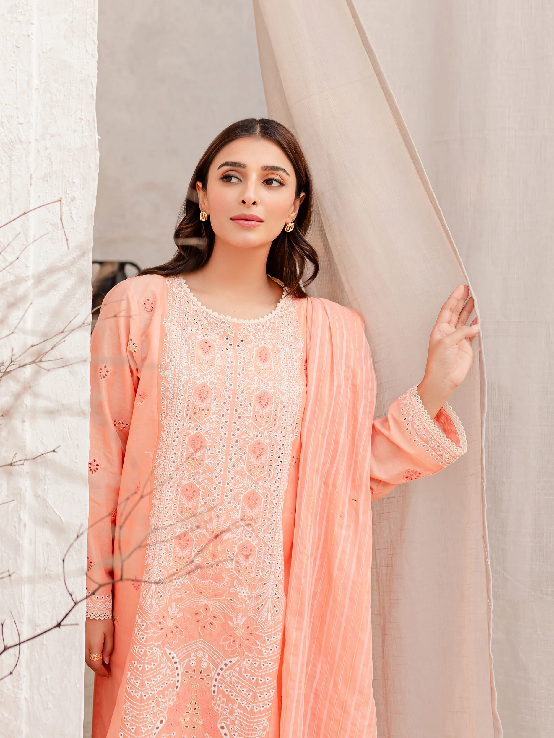 2 Piece Lawn Suit-Embroidered (Pret) - Image 2