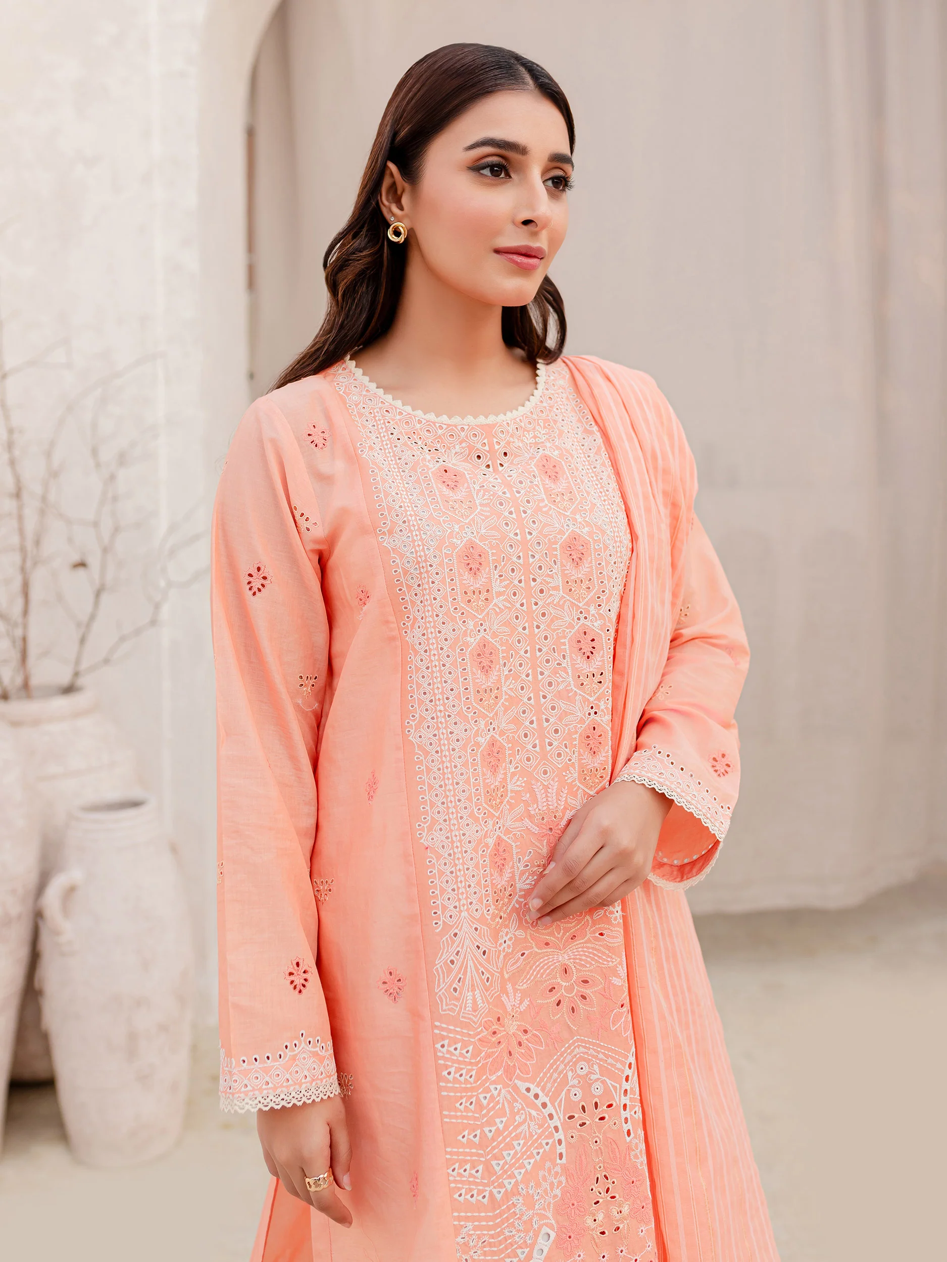 2 Piece Lawn Suit-Embroidered (Pret) - Image 4