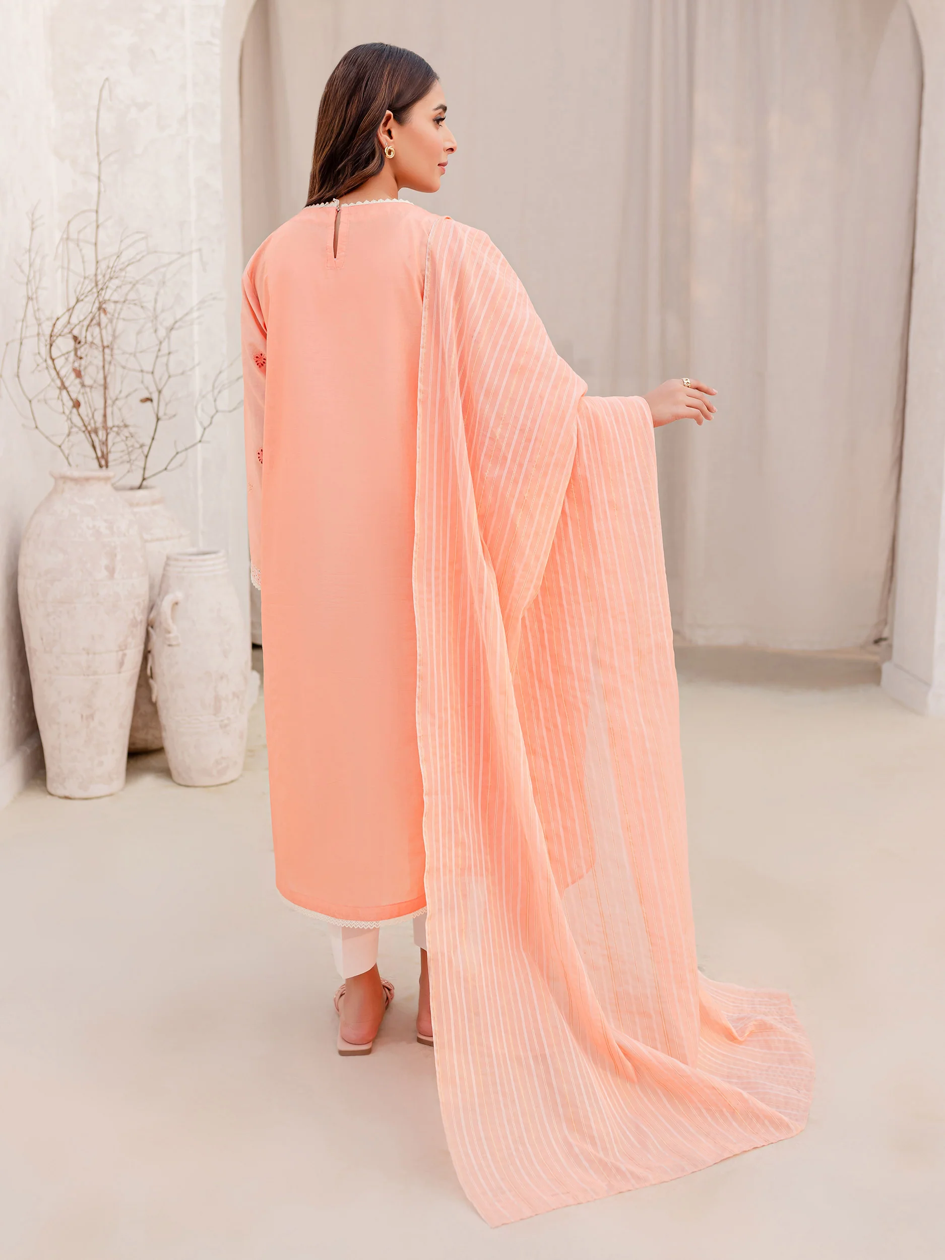2 Piece Lawn Suit-Embroidered (Pret) - Image 6
