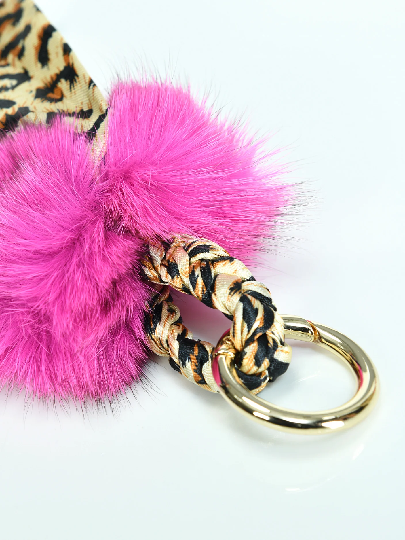 Pompom Tasseled Key Chain - Image 2