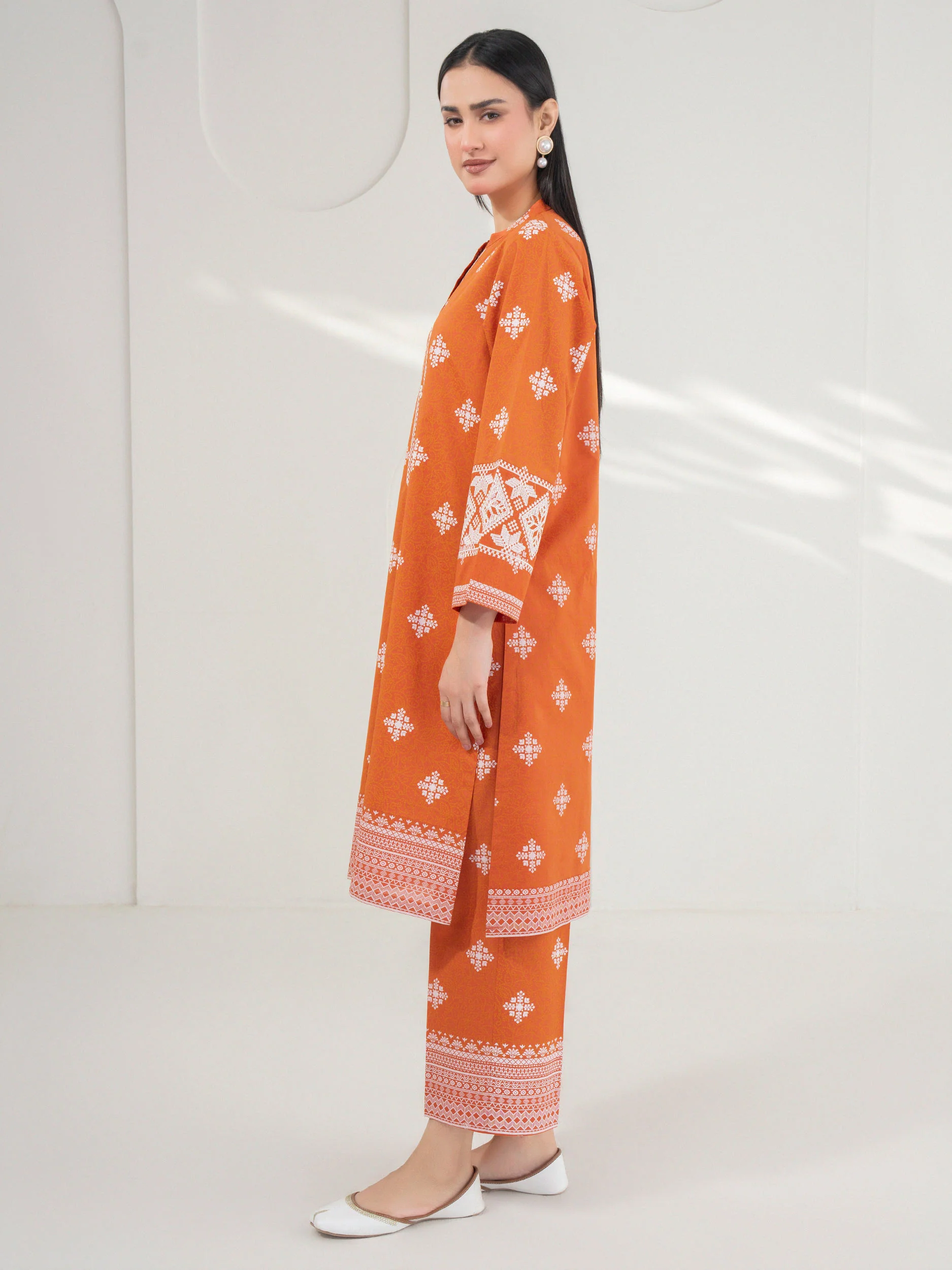 2 Piece Lawn Suit-Embroidered (Pret) - Image 3