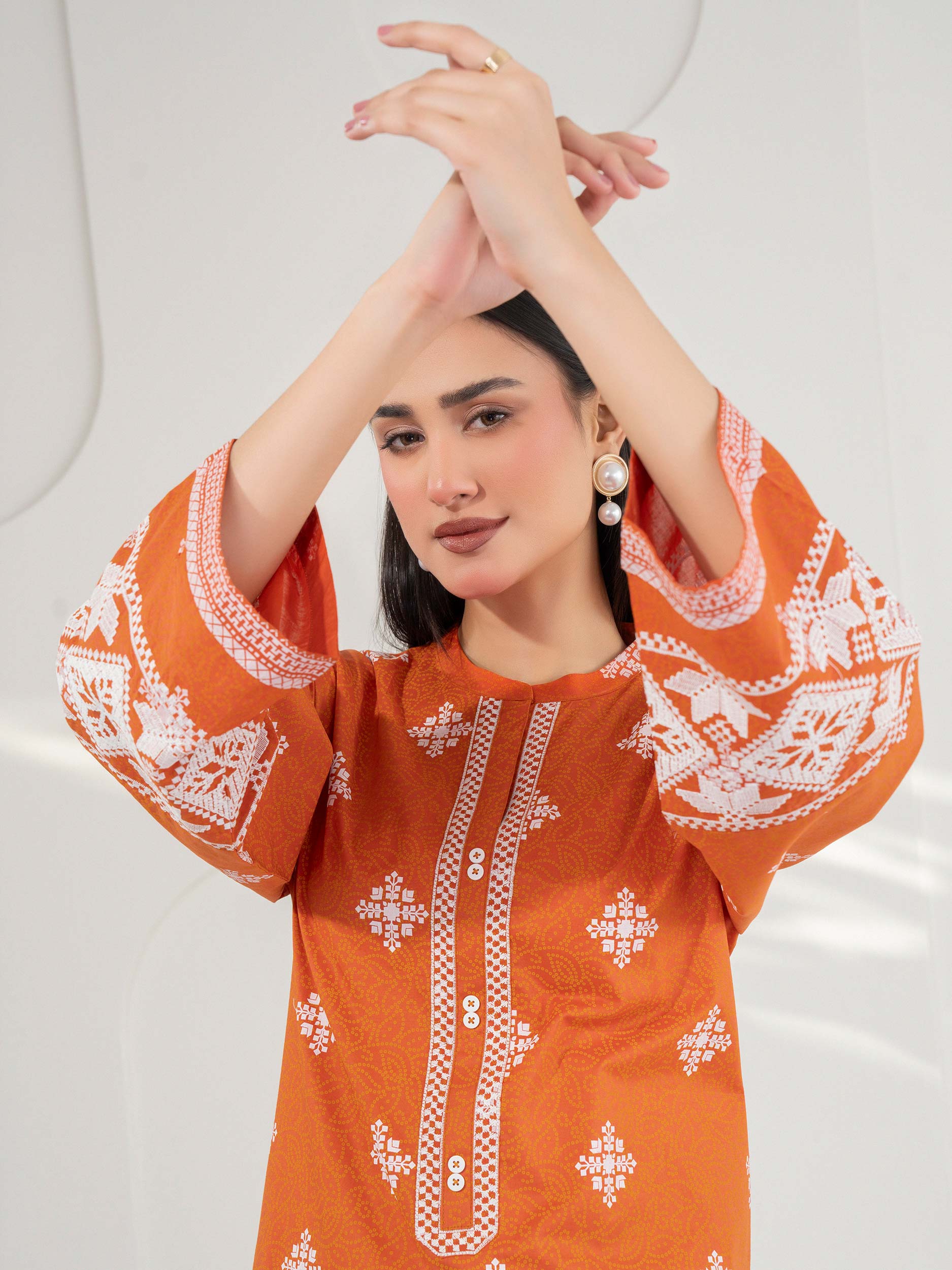 2 Piece Lawn Suit-Embroidered (Pret) - Image 6