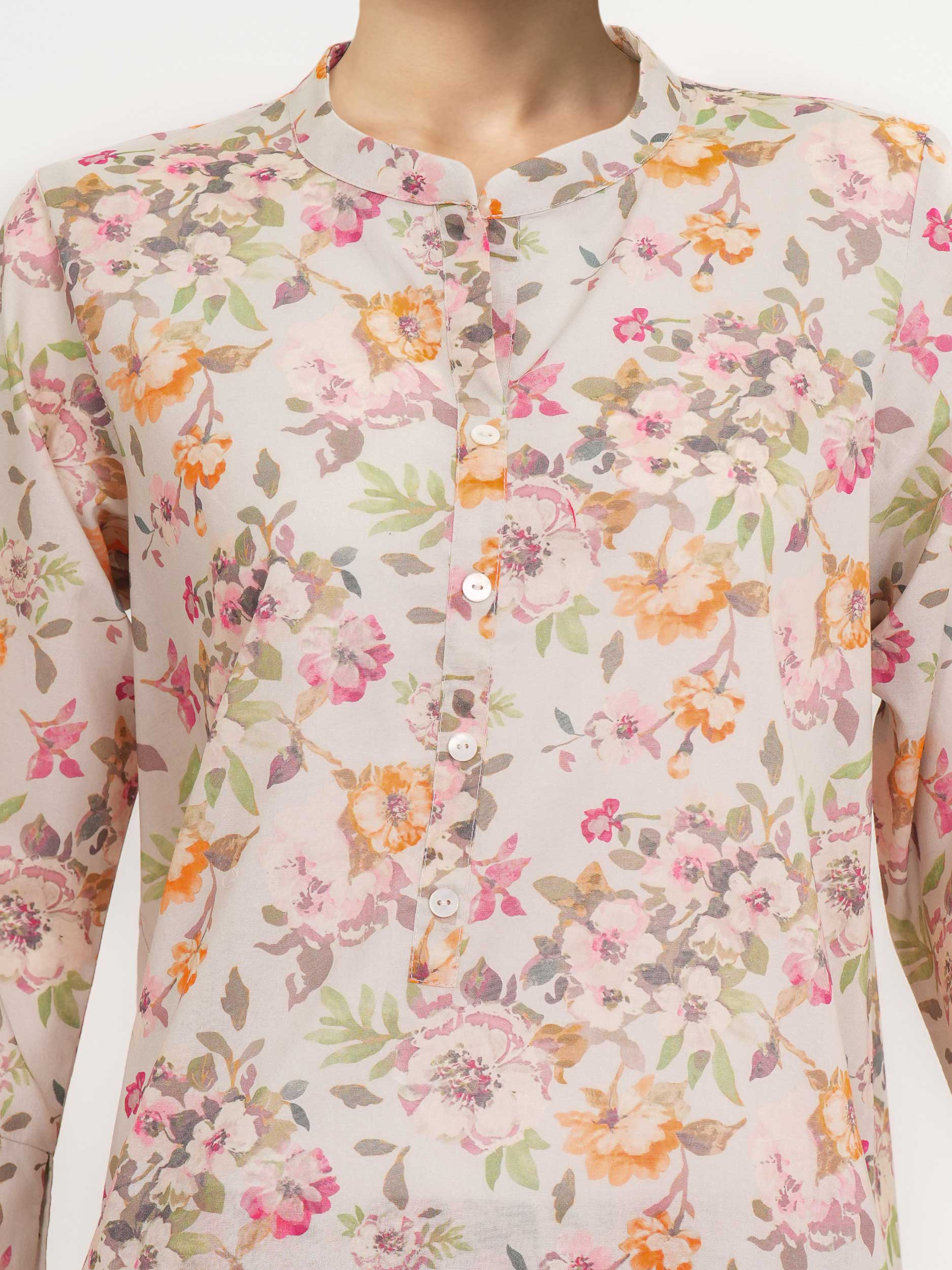 2 Piece Cambric Suit (Pret) - Image 3