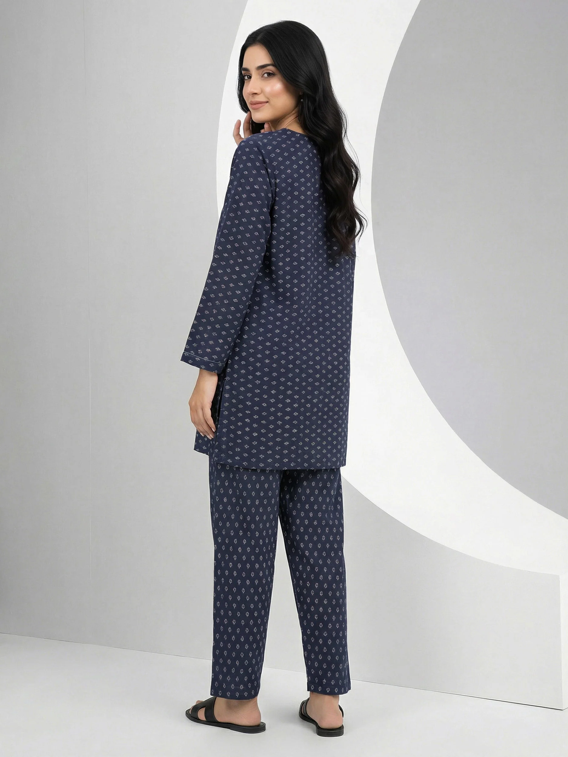 2 Piece Lawn Suit (Pret) - Image 2