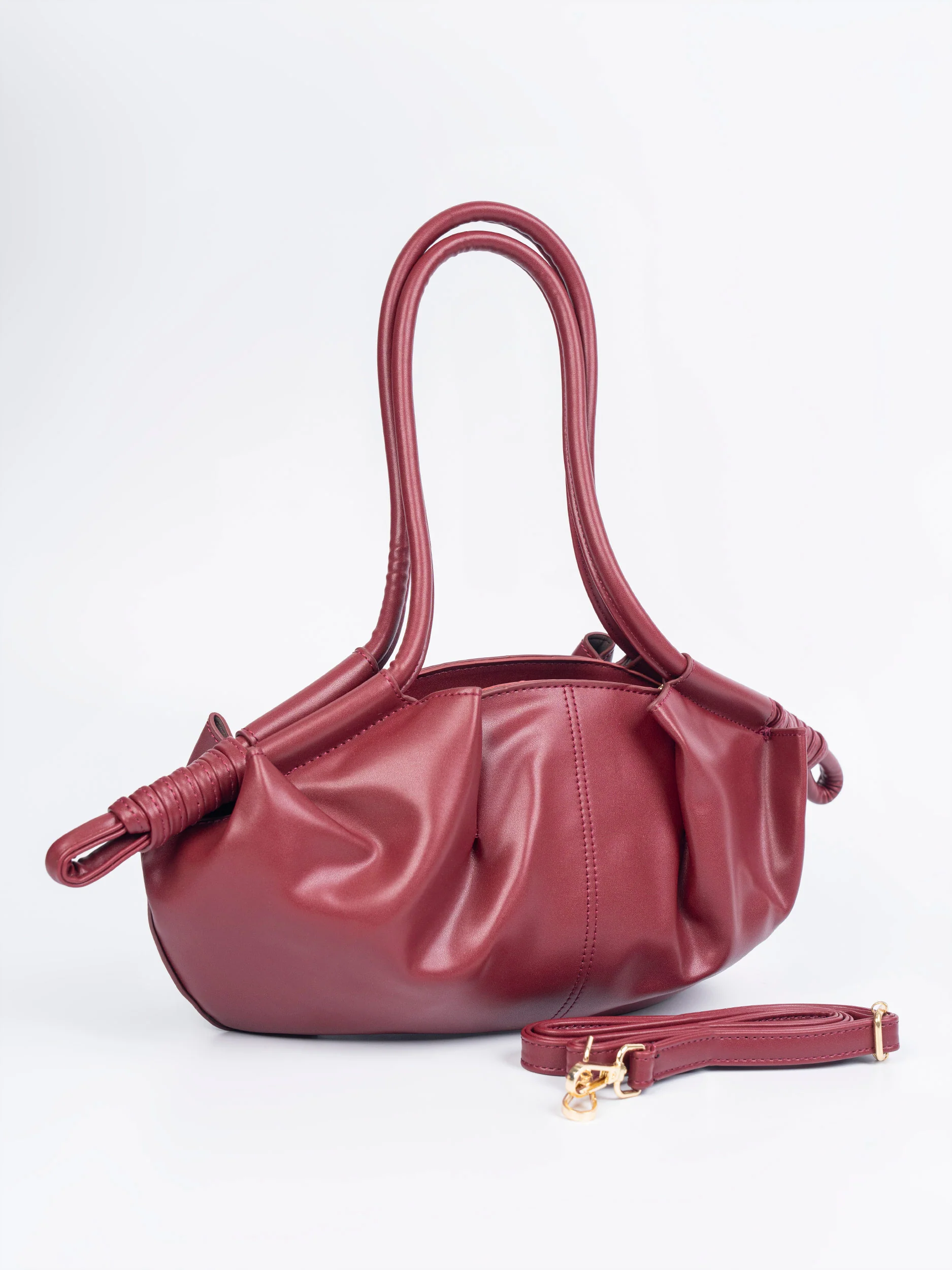 Ruched Handbag - Image 2