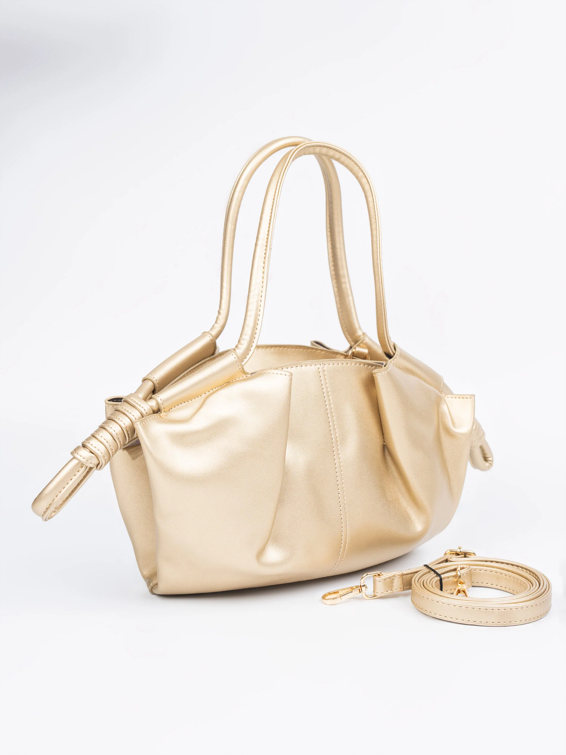 Ruched Handbag - Image 2