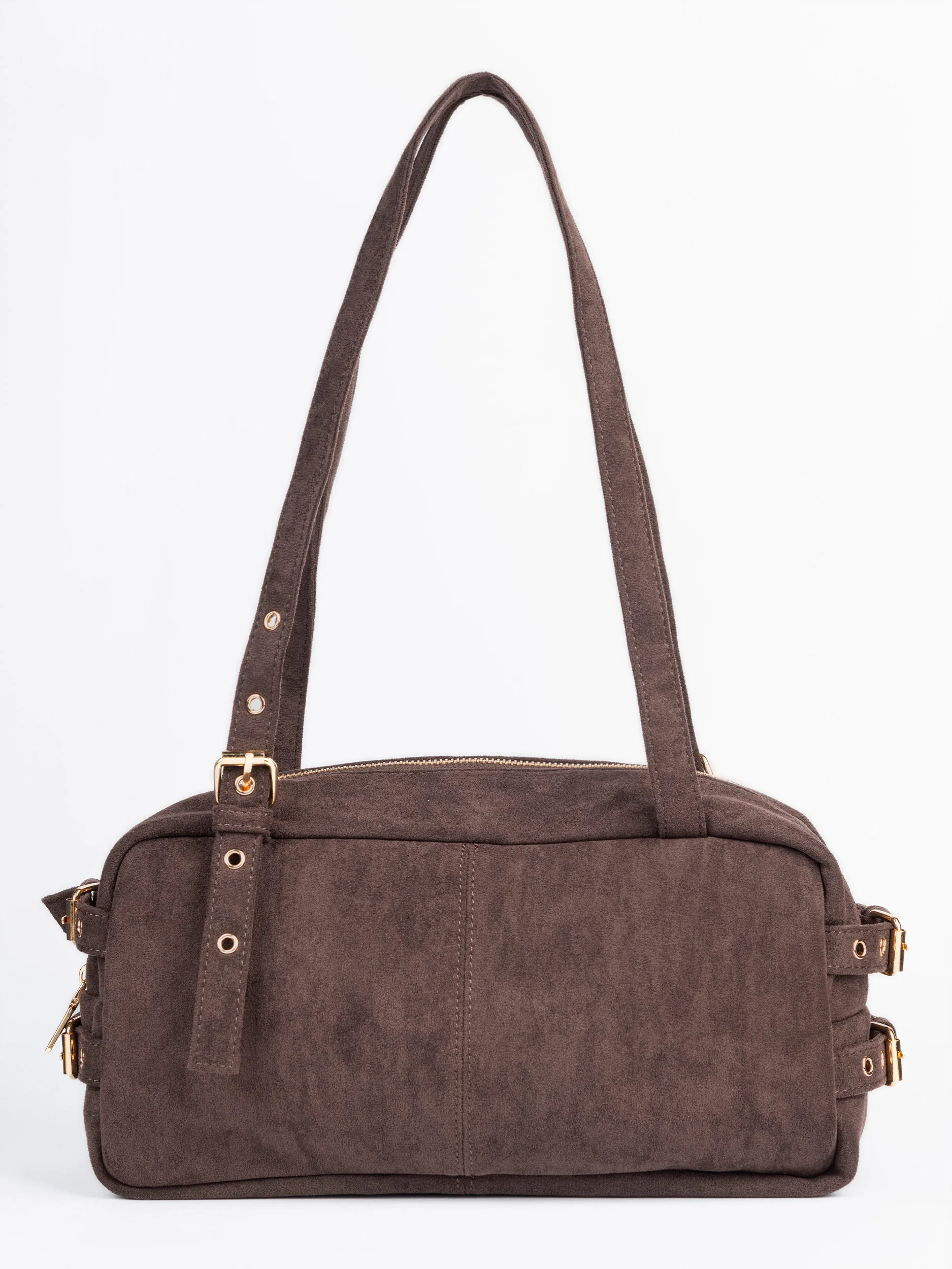 Suede Handbag - Image 2