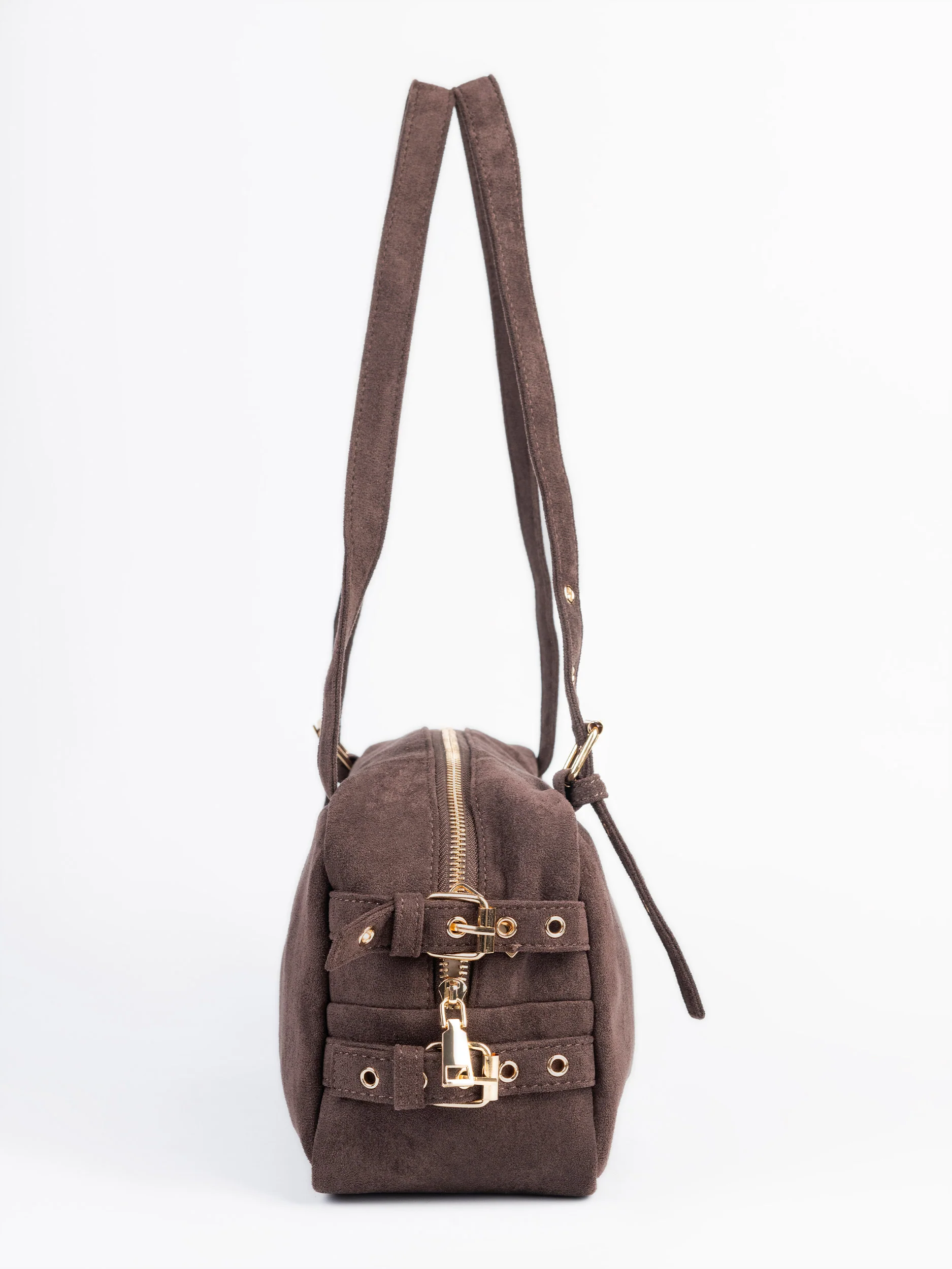 Suede Handbag - Image 3