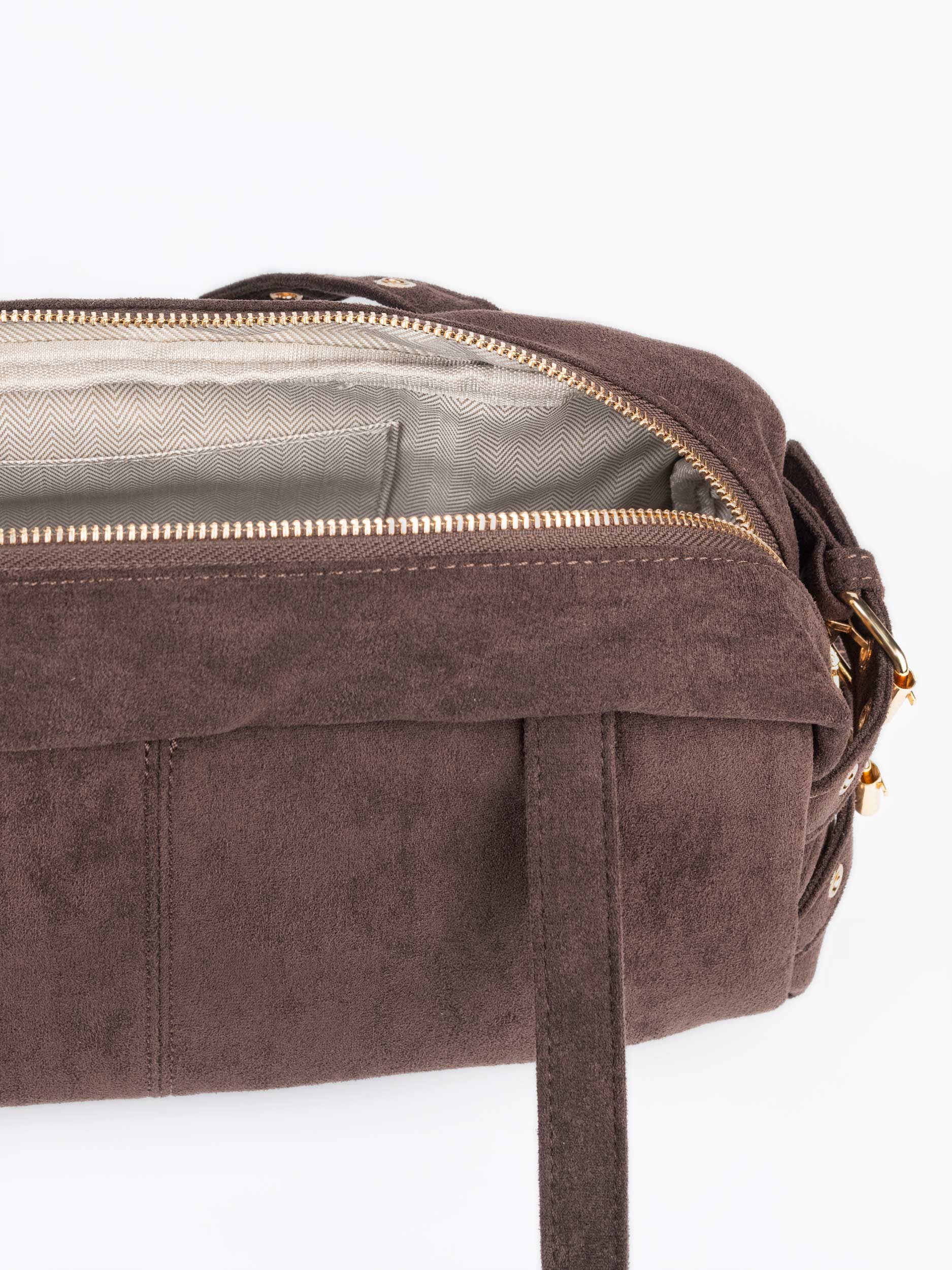 Suede Handbag - Image 4