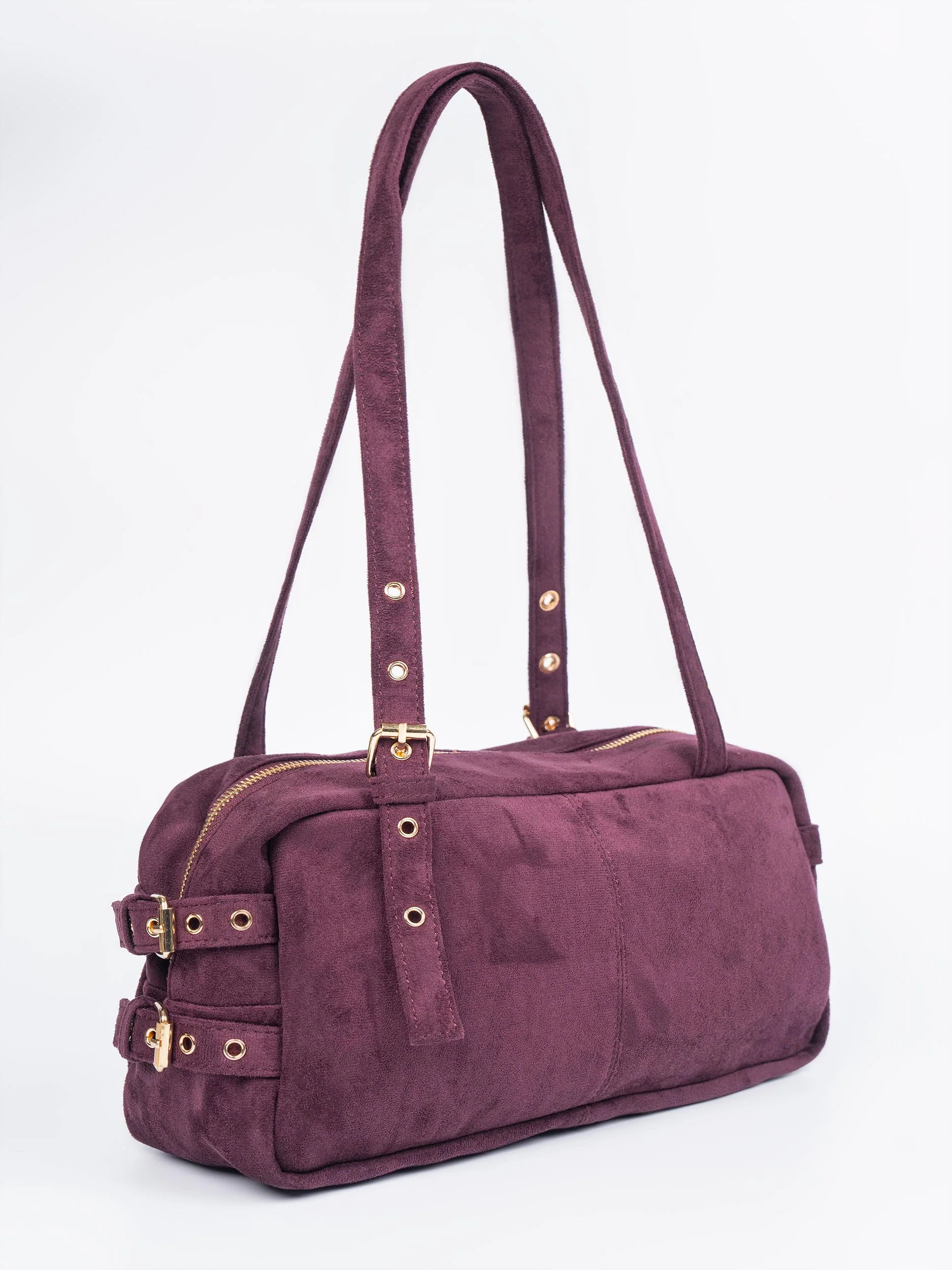 Suede Handbag - Image 2