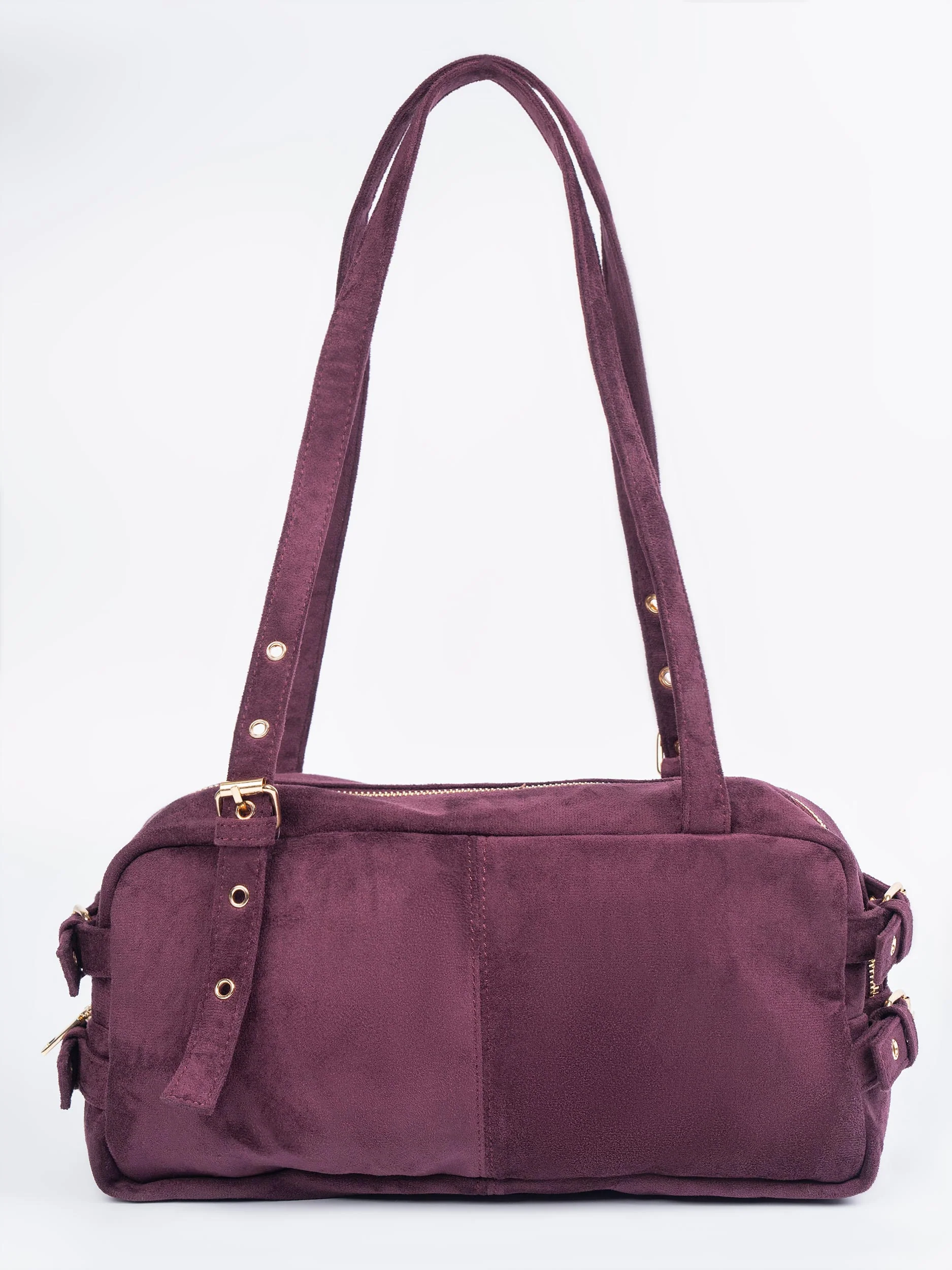 Suede Handbag - Image 3