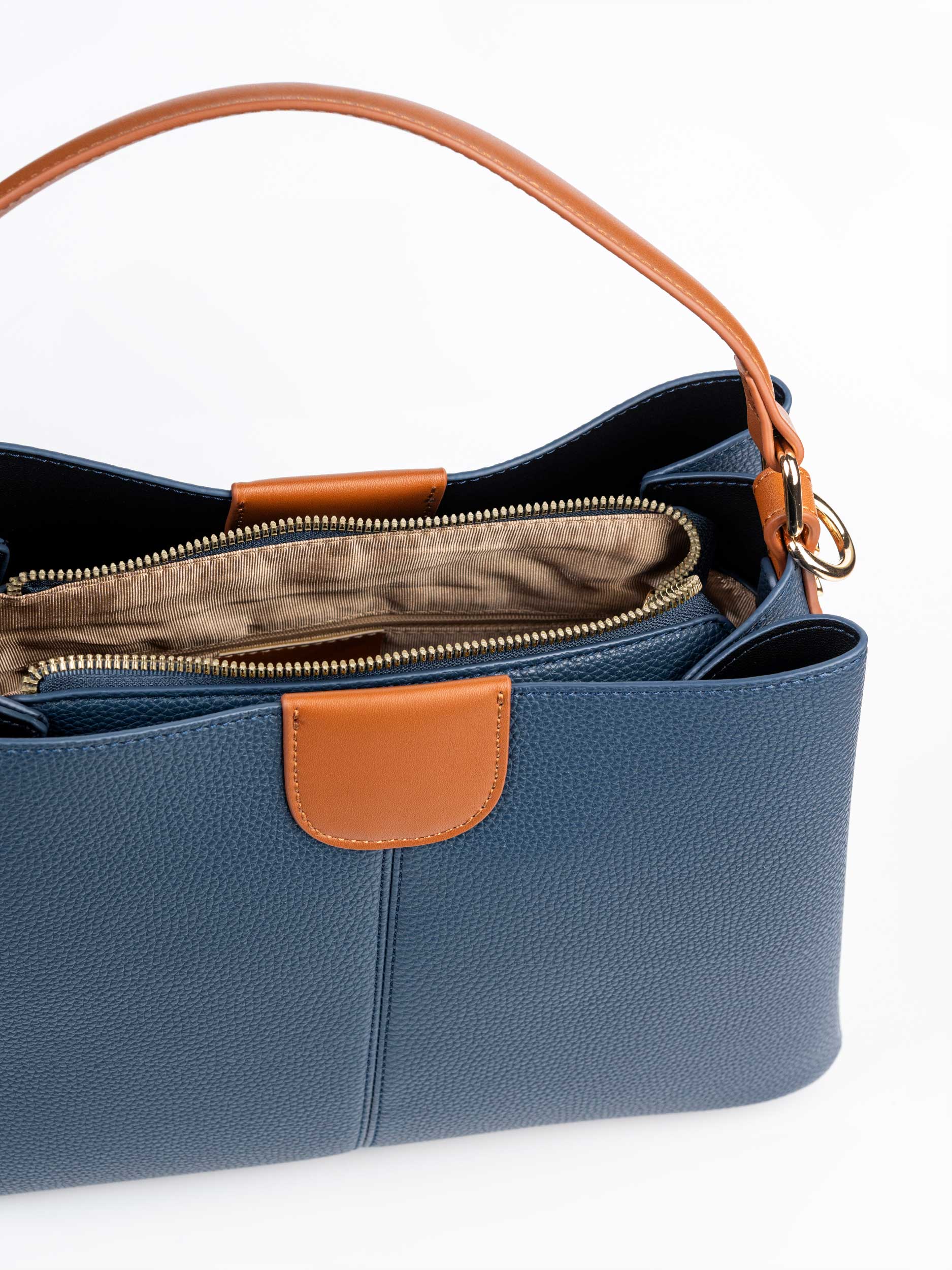Pebbled Handbag - Image 4