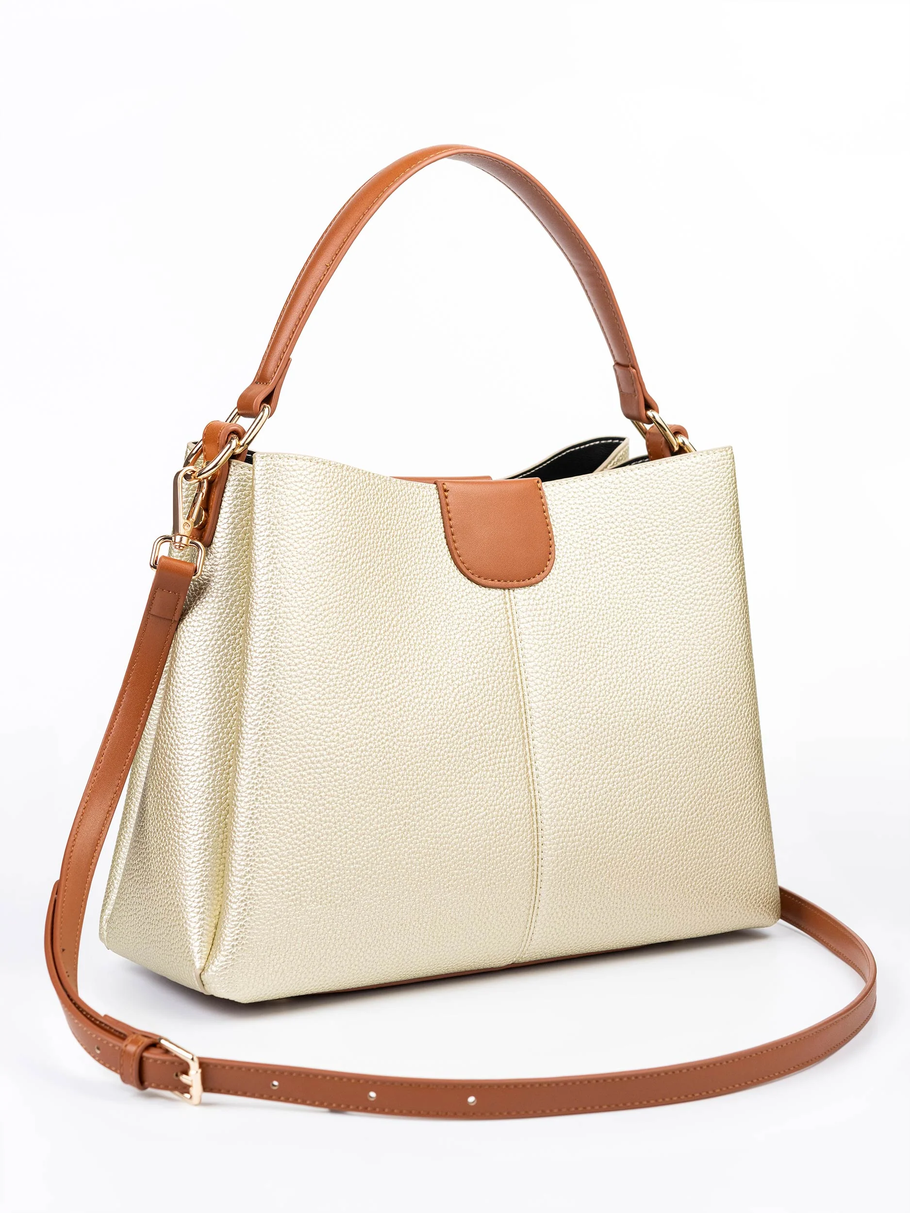 Pebbled Handbag - Image 2