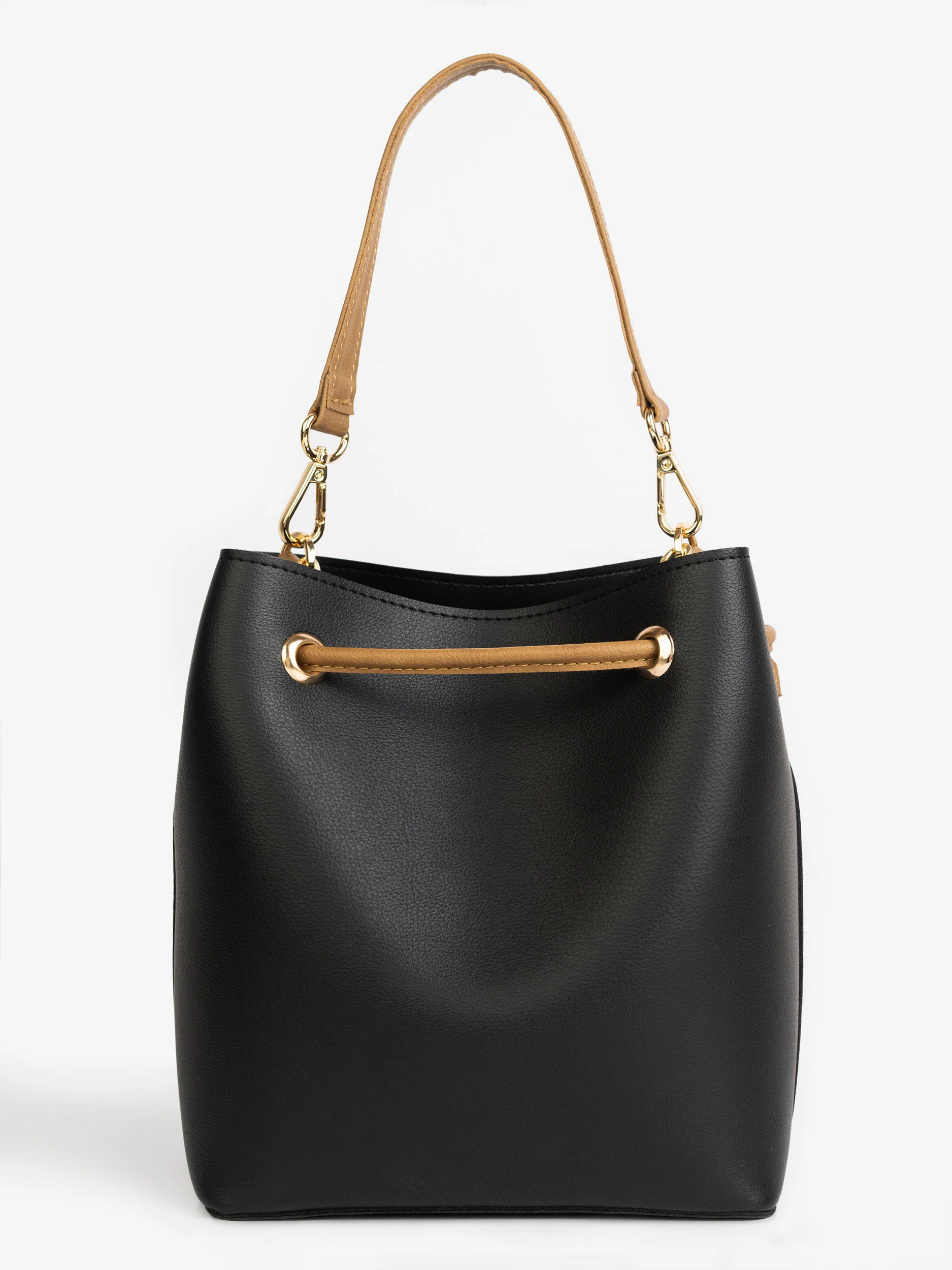 Drawstring Bucket Handbag - Image 4