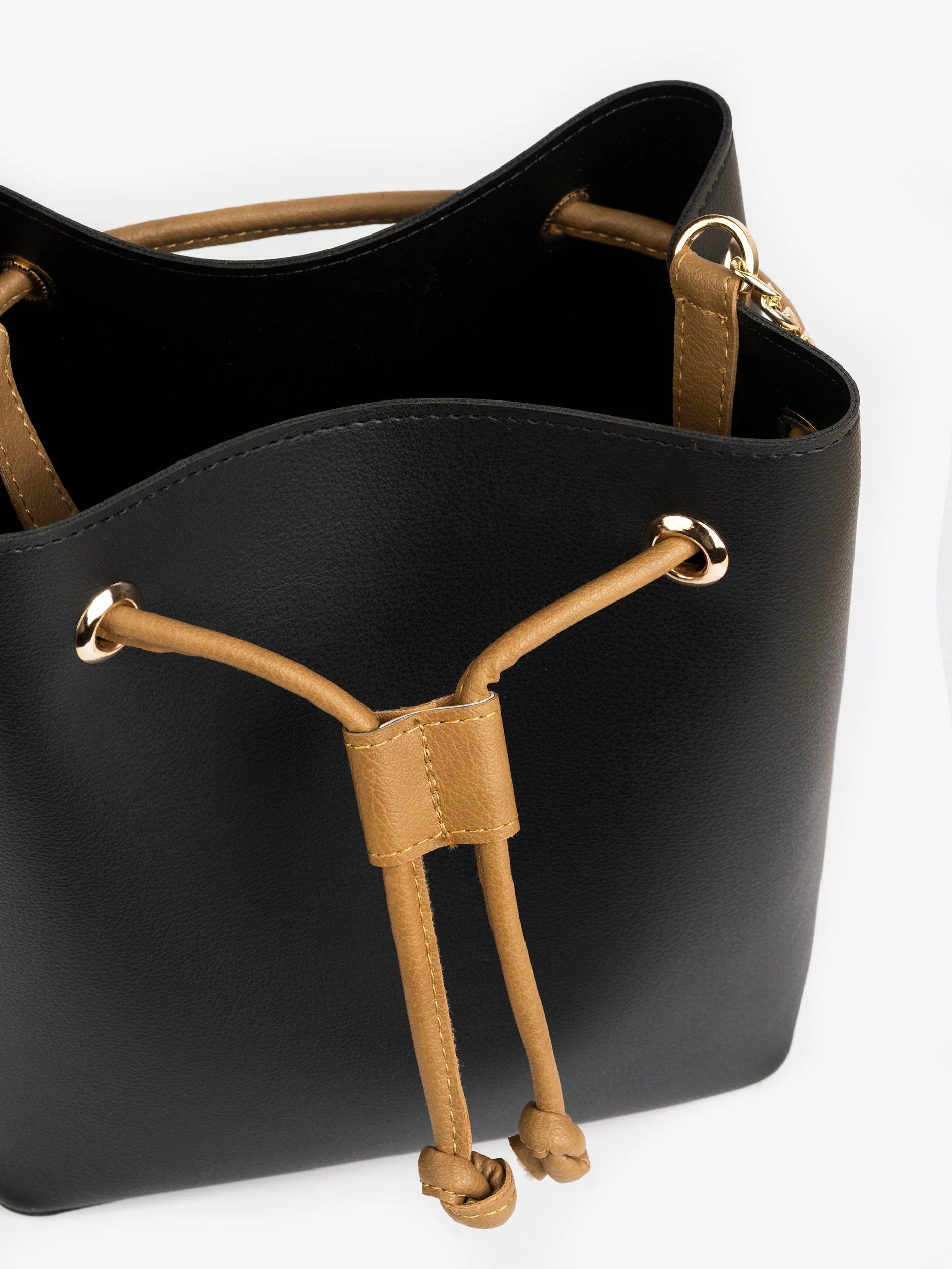 Drawstring Bucket Handbag - Image 5