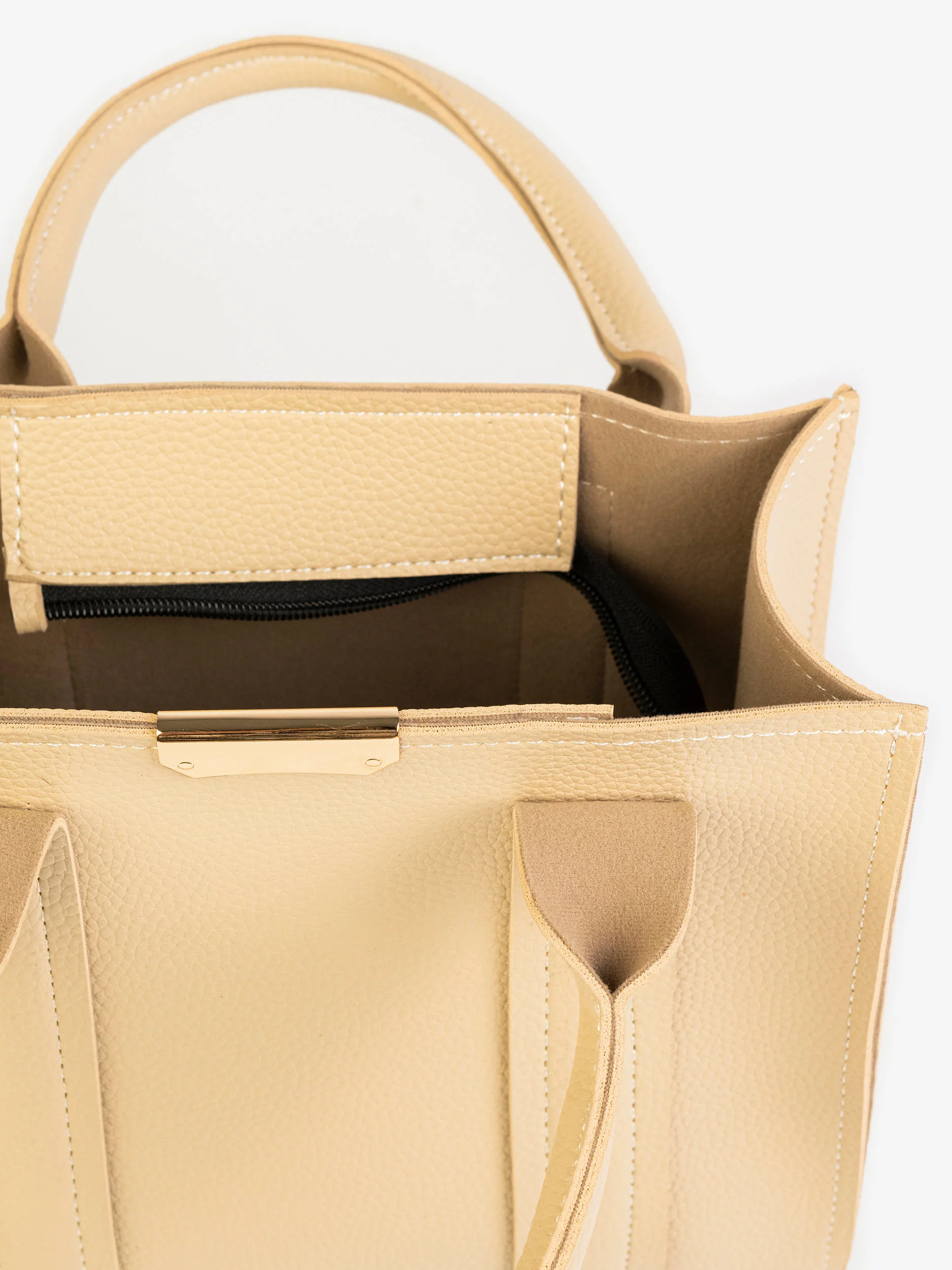 Pebbled Handbag - Image 4