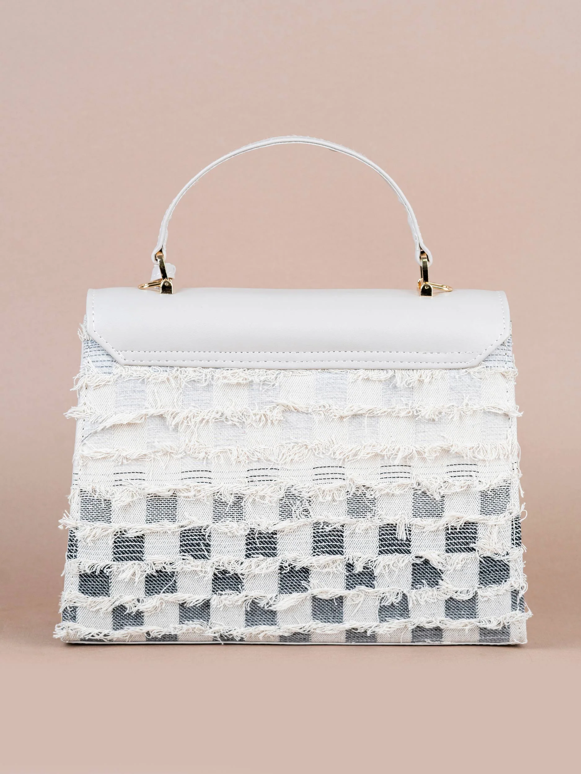 checkered Handbag - Image 4