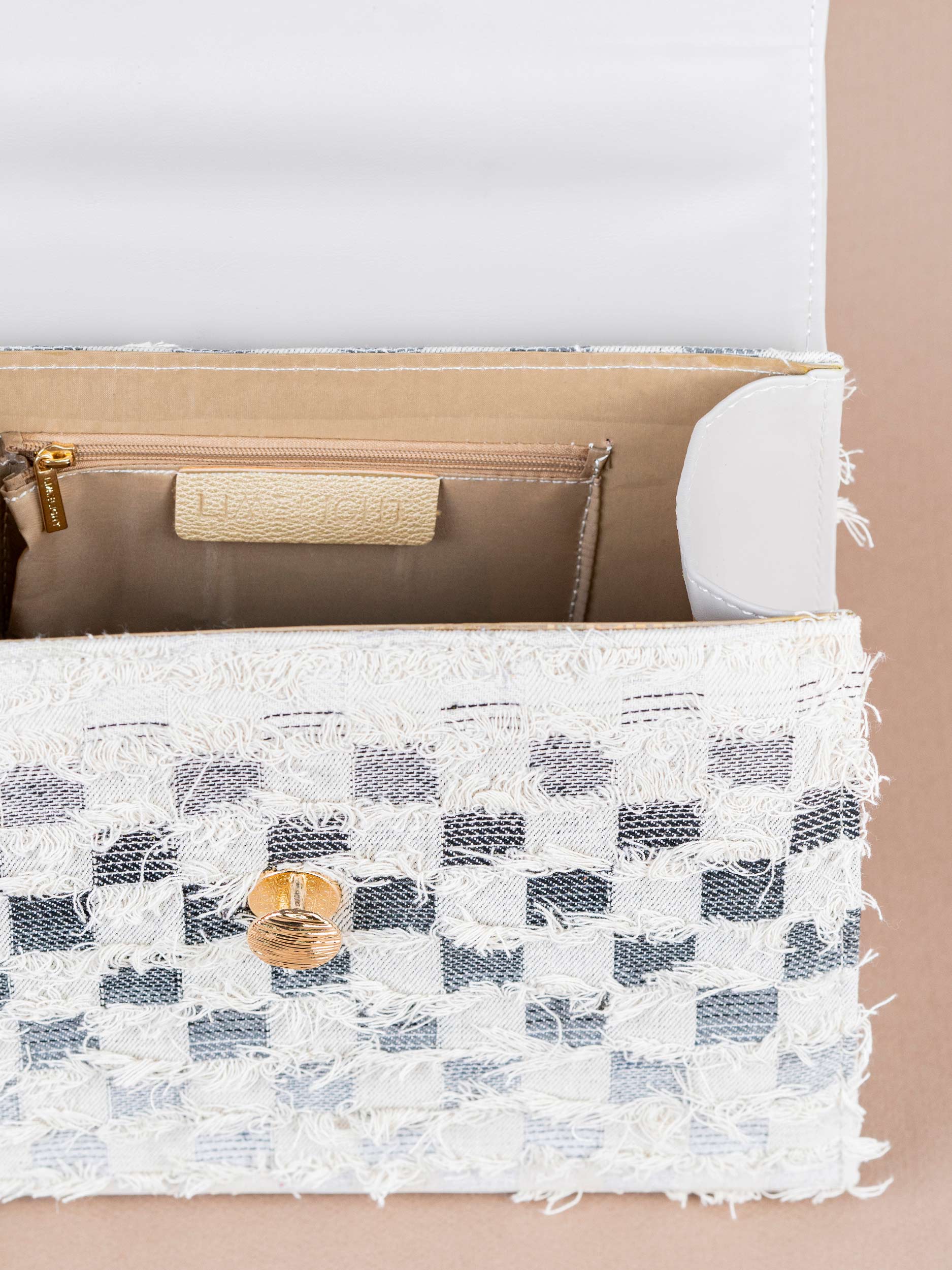 checkered Handbag - Image 5