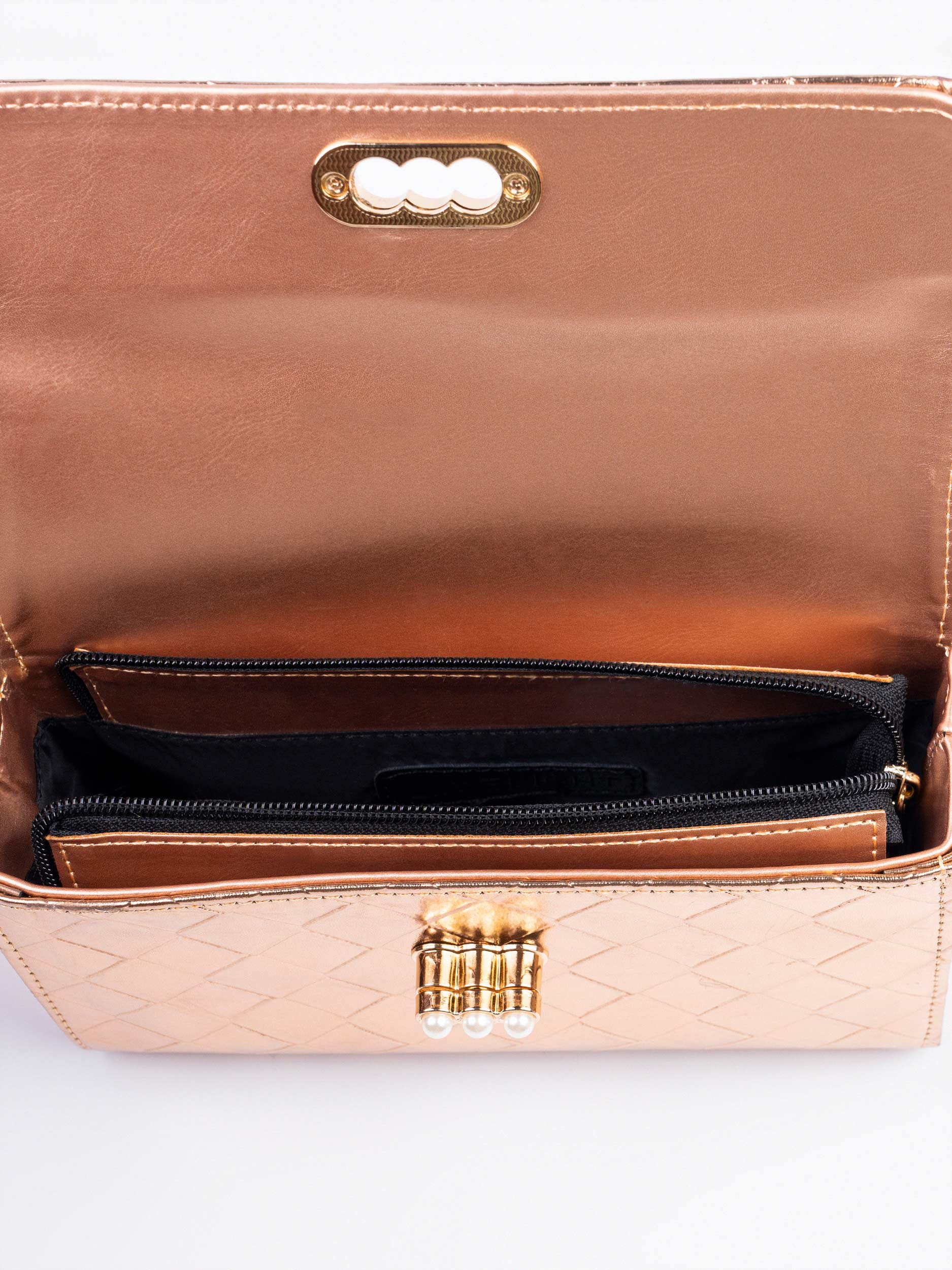 Quilted Hand Bag - Image 4
