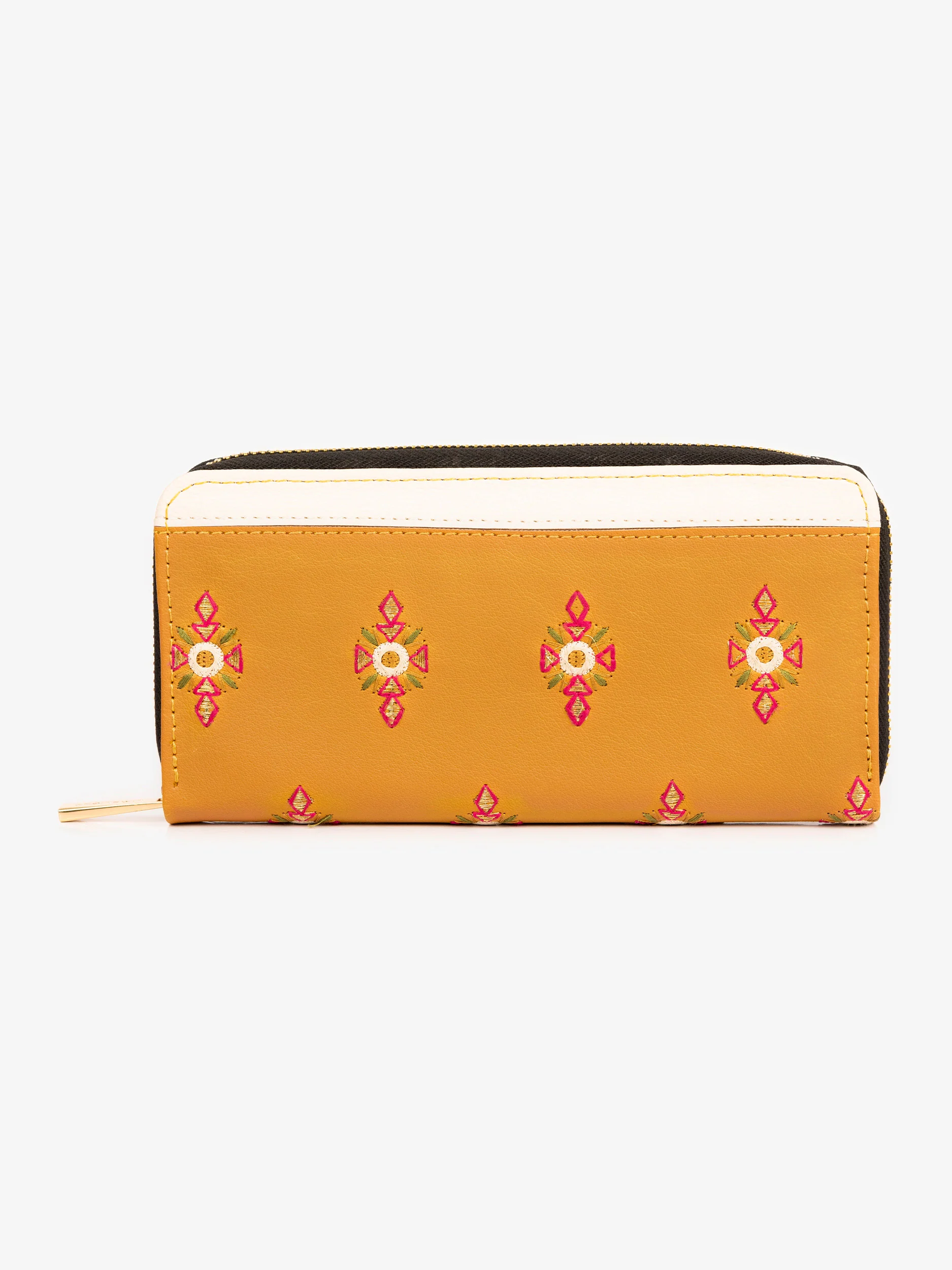 Floral Embroidered Wallet - Image 2
