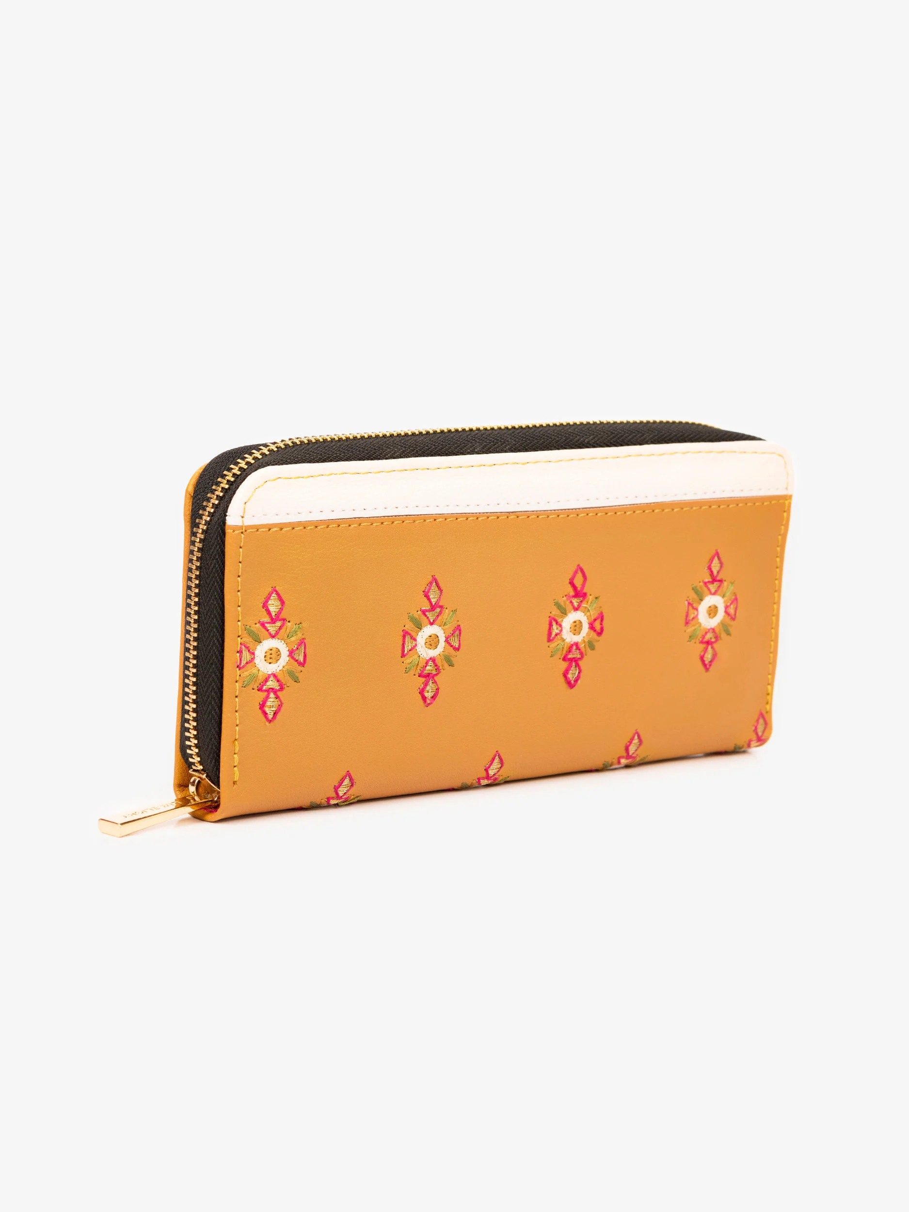 Floral Embroidered Wallet - Image 3