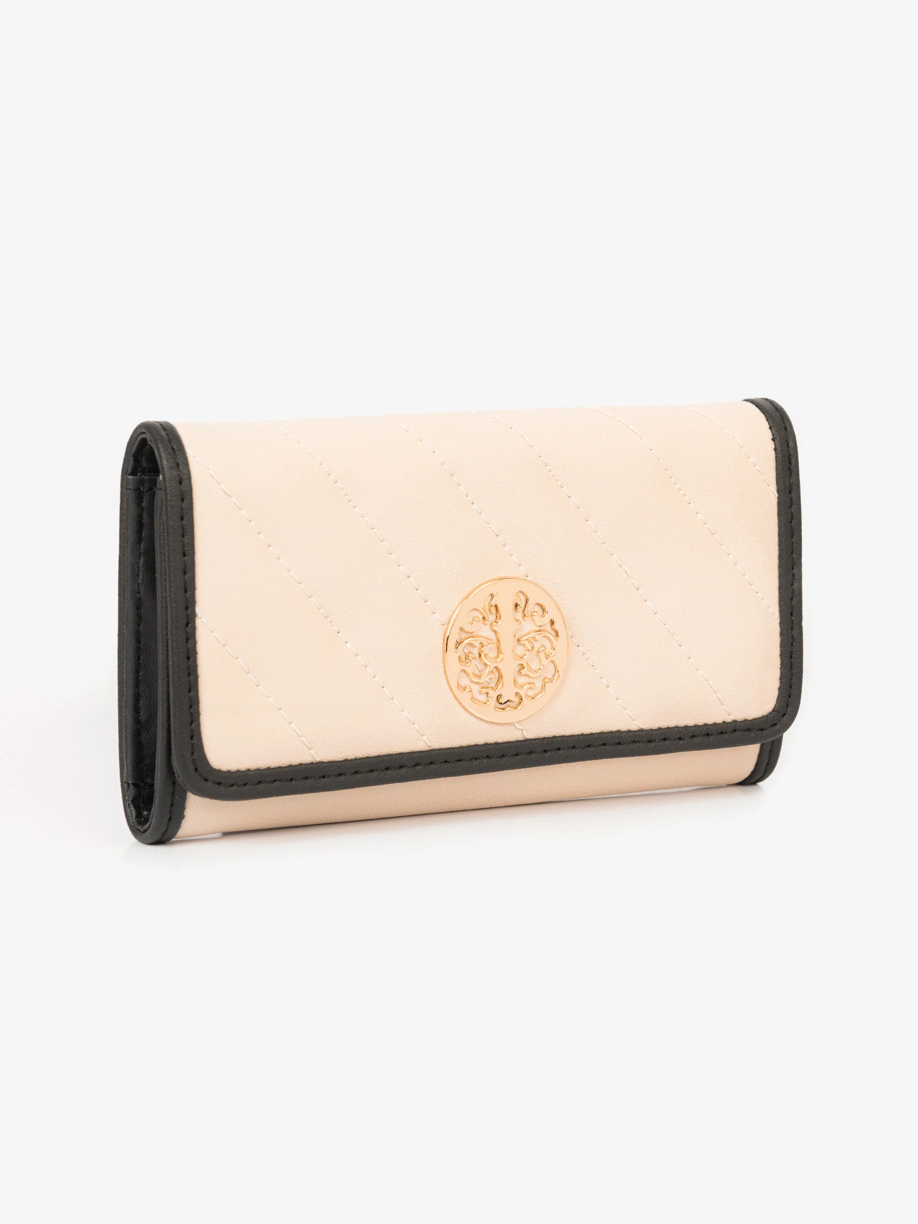 Two-tone Quilted Wallet - Image 2