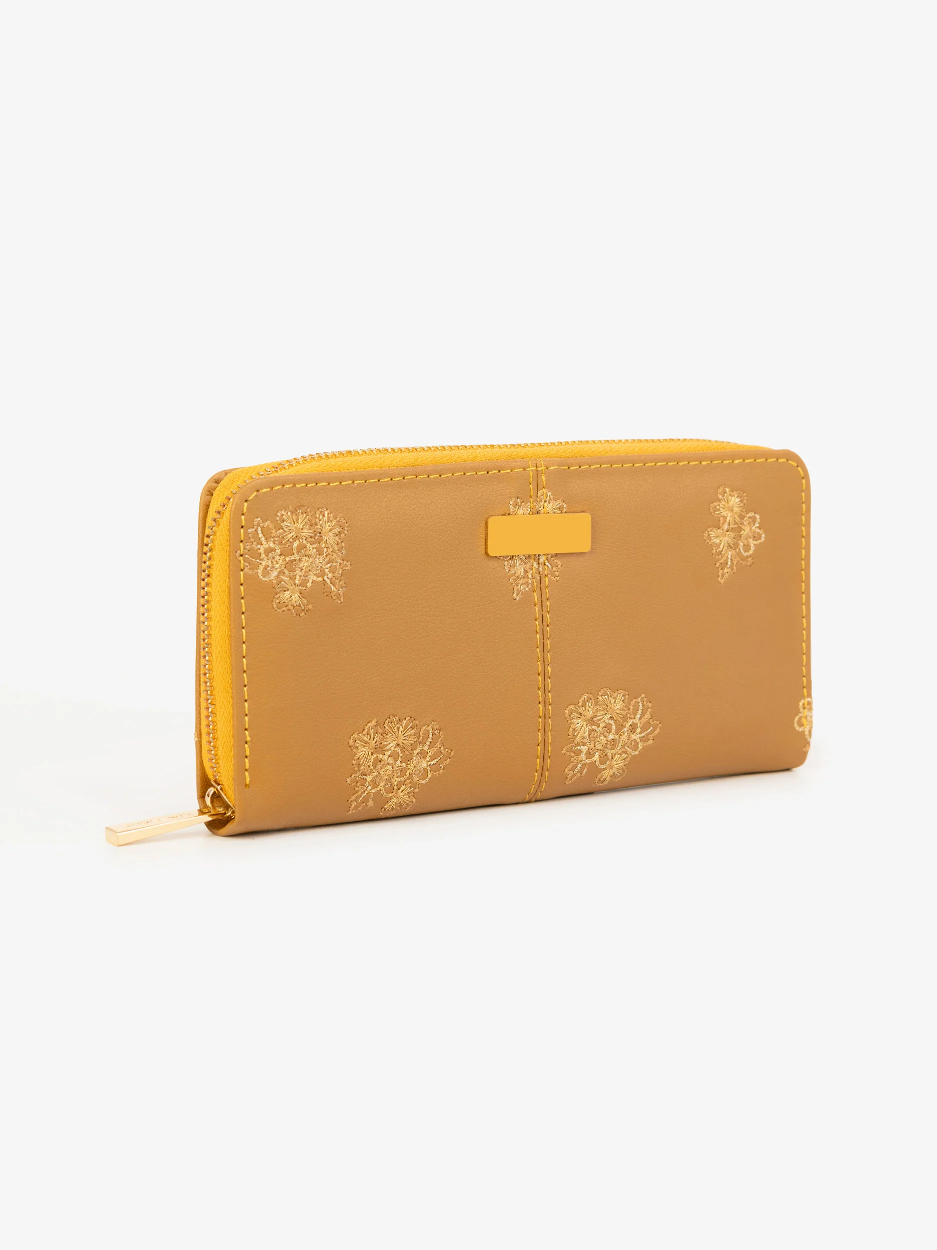 Floral Embroidered Wallet - Image 3