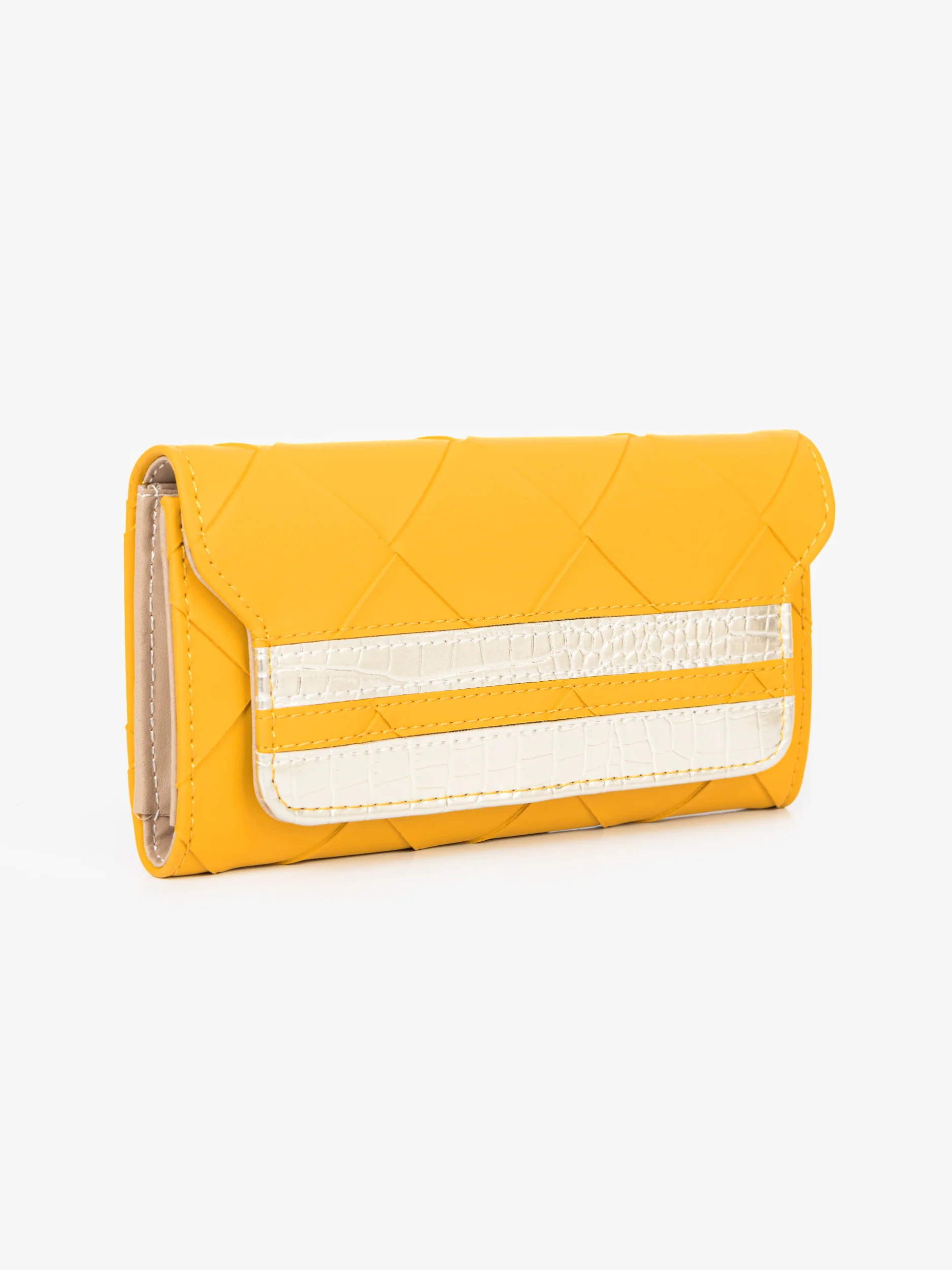 Two-tone Textured Wallet - Image 2