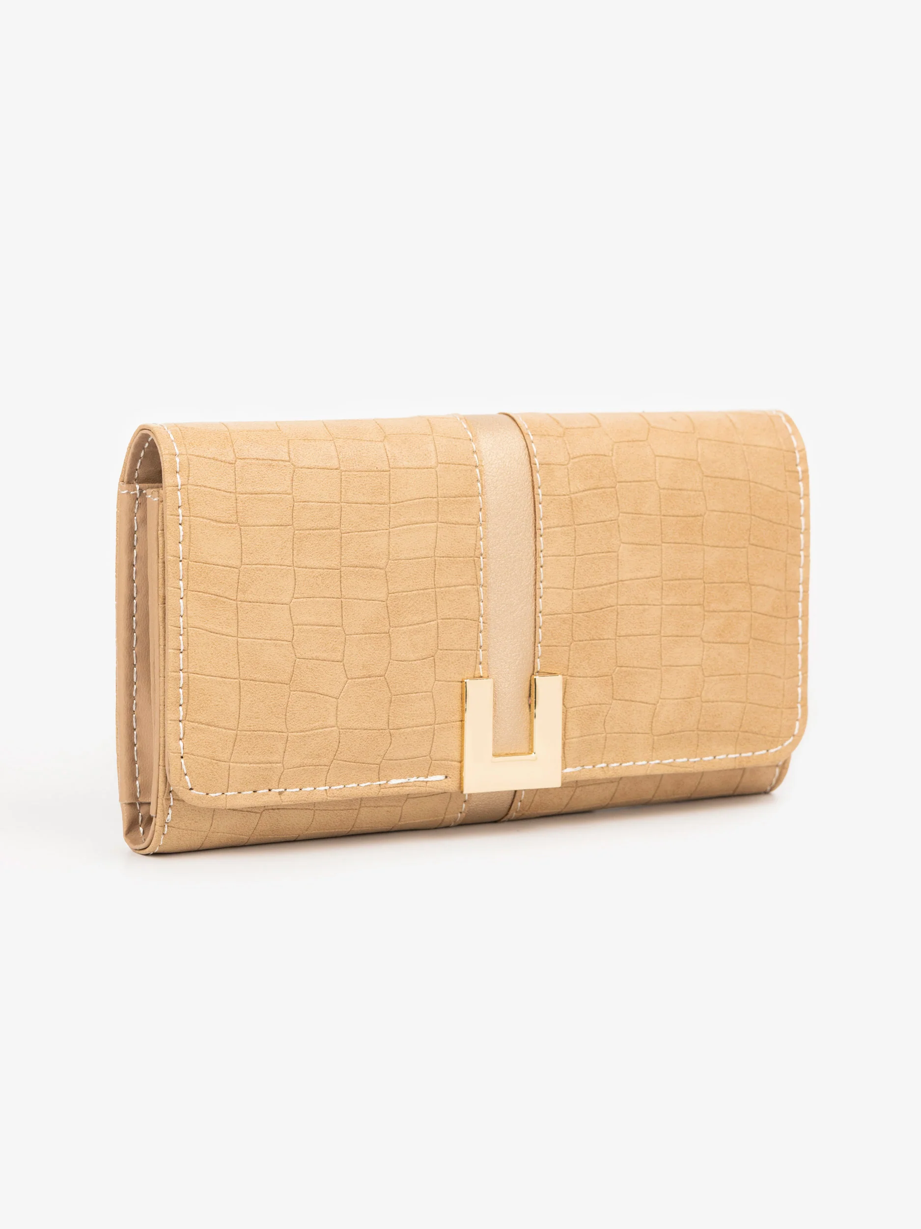 Textured Stripe Wallet - Image 2