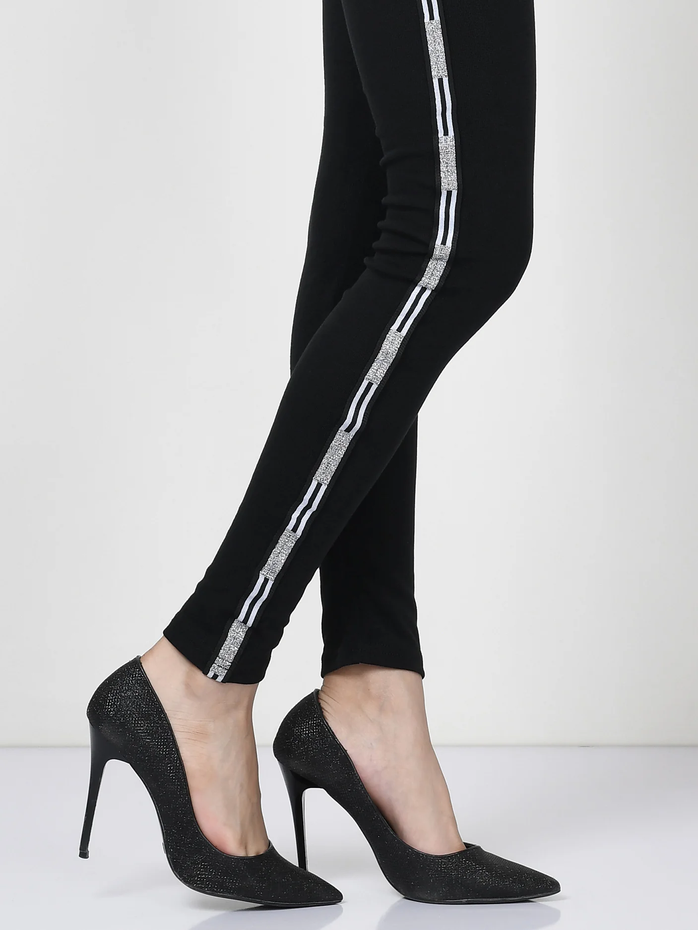 Shimmer Striped Tights - Image 3