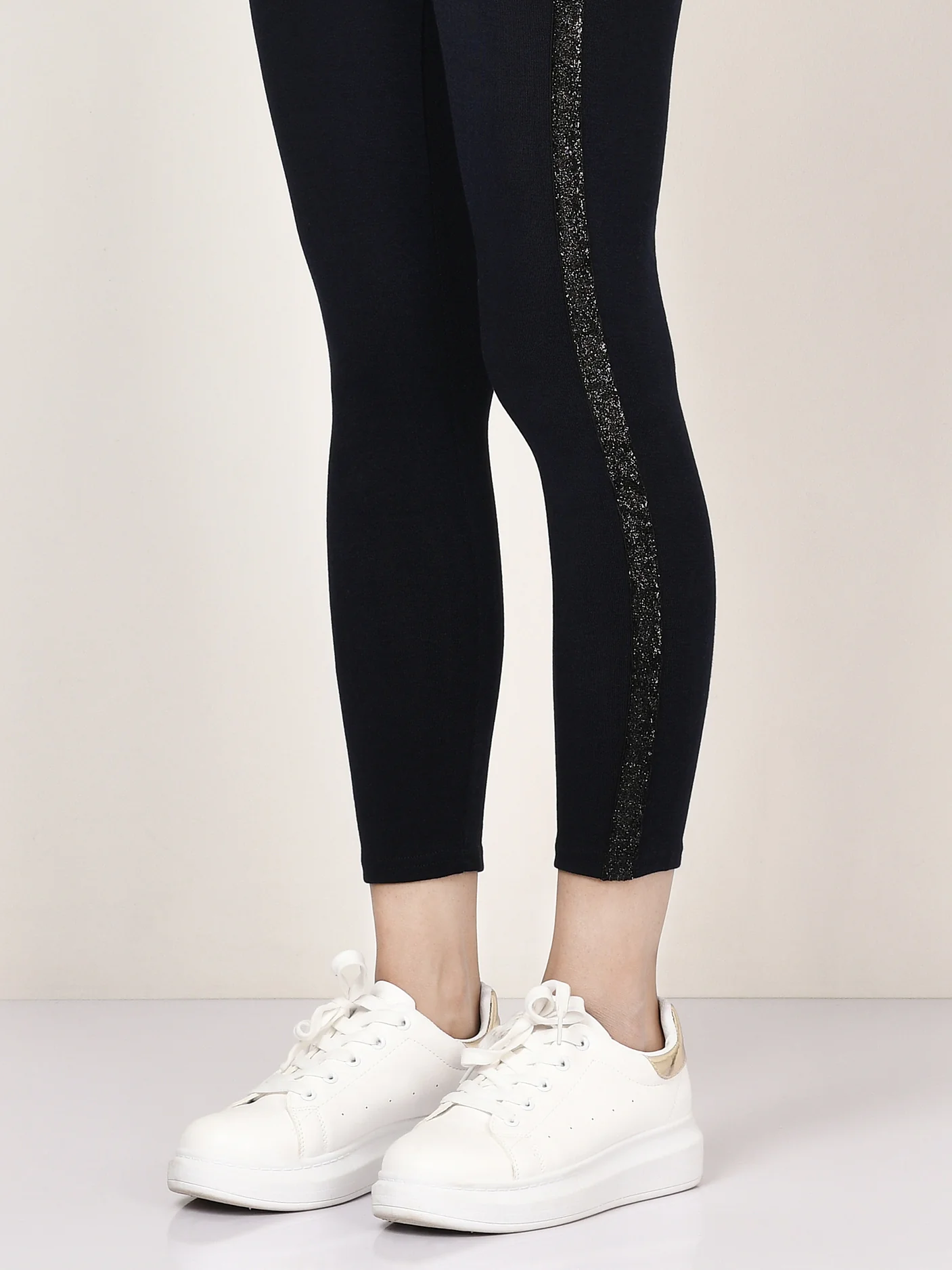 Shimmer Striped Tights - Image 3