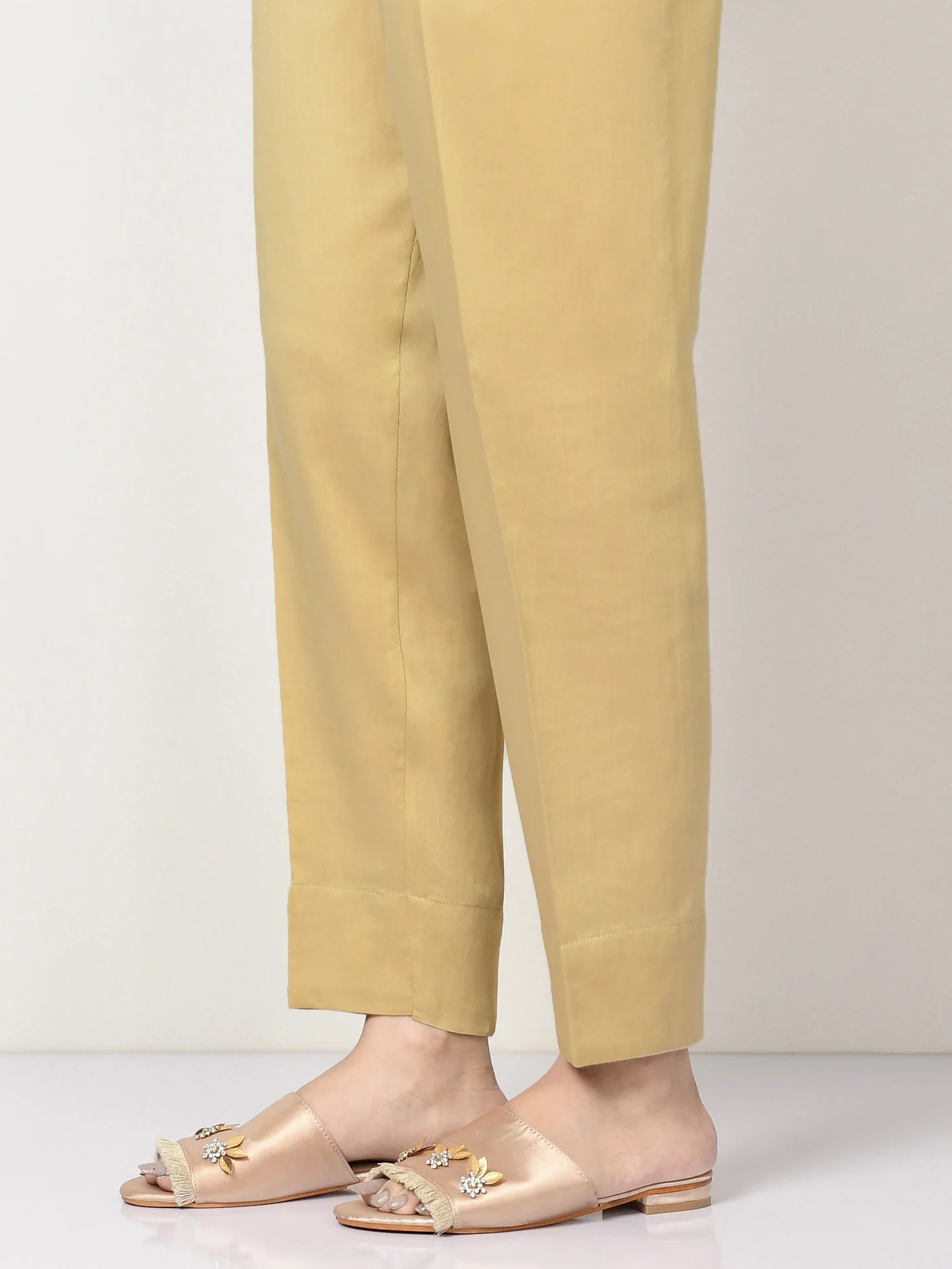 Dyed Satin Trousers - Image 2